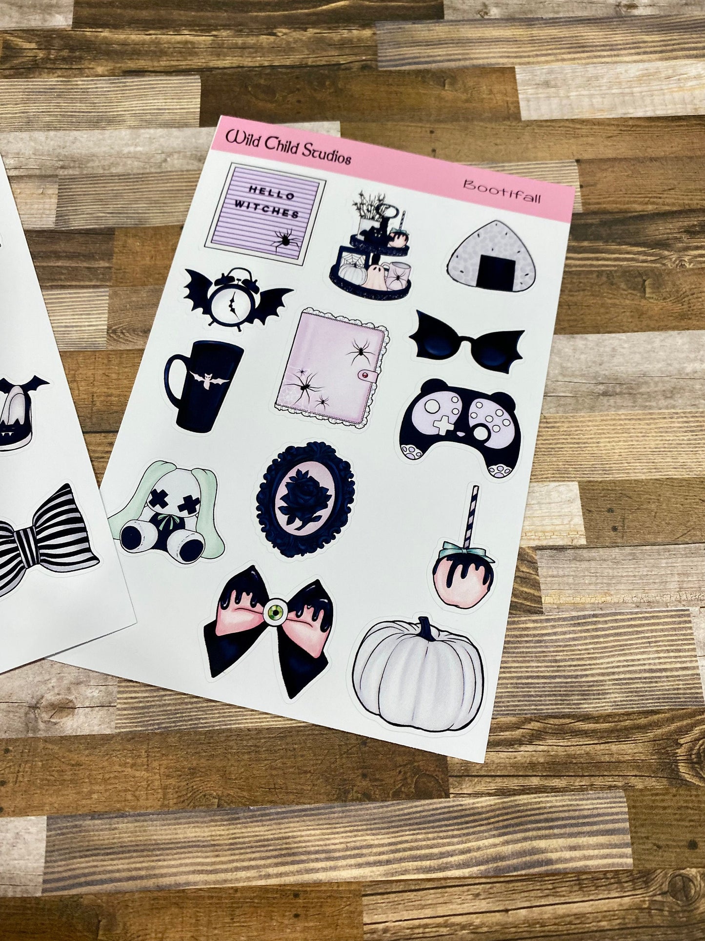Pastel Goth Planner Stickers