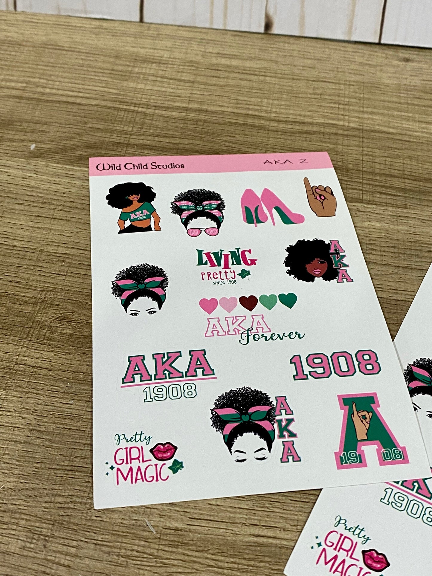 AKA Sorority Planner Stickers/Alpha Kappa Alpha Stickers