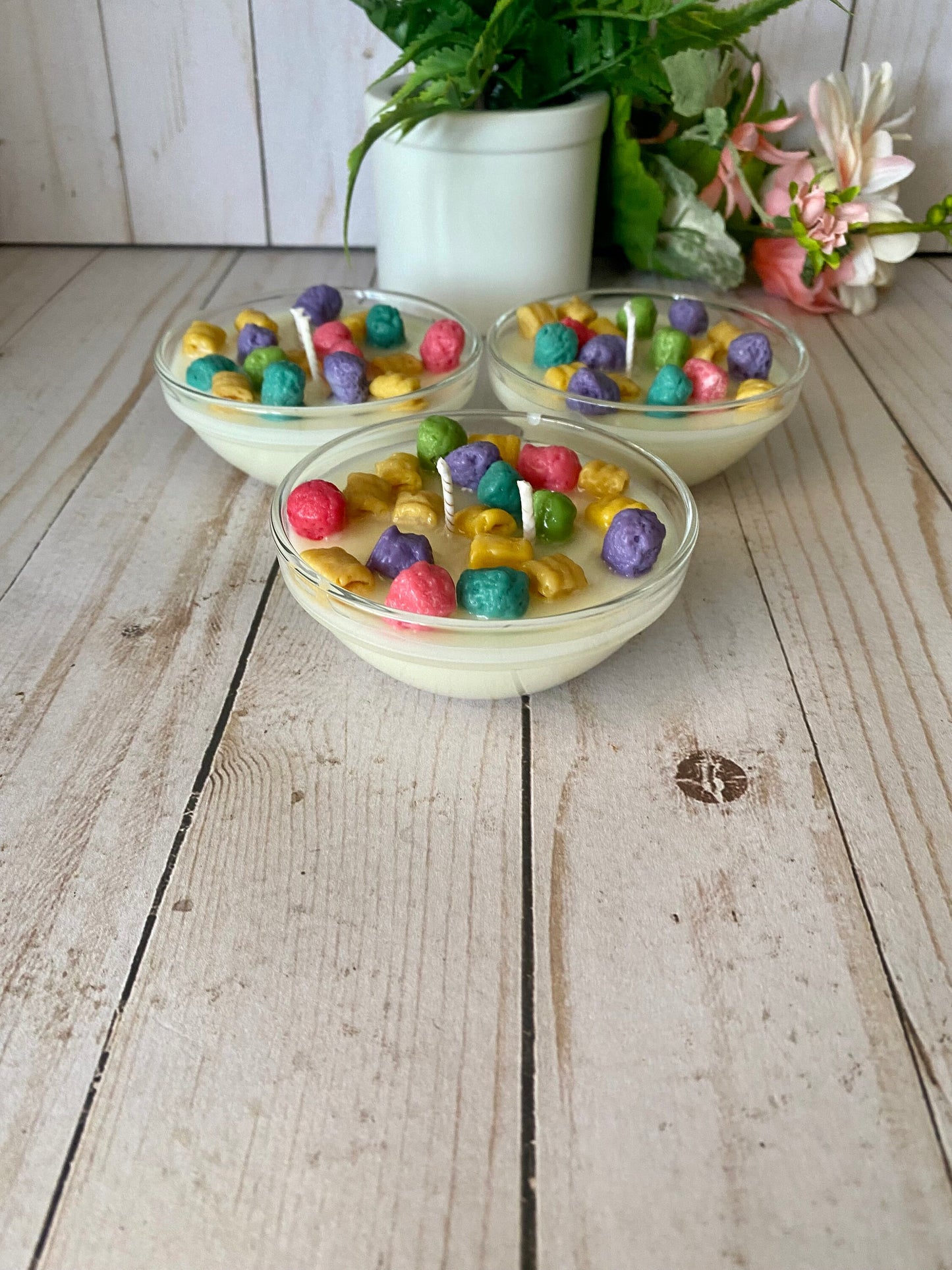 Captain Crunchy Inspired Cereal Mini Candle