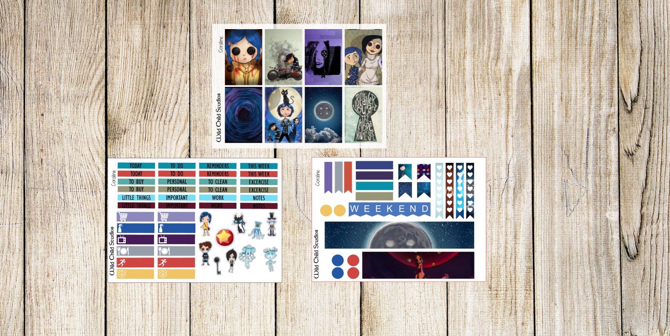 Coraline Happy Planner Classic Weekly Kit