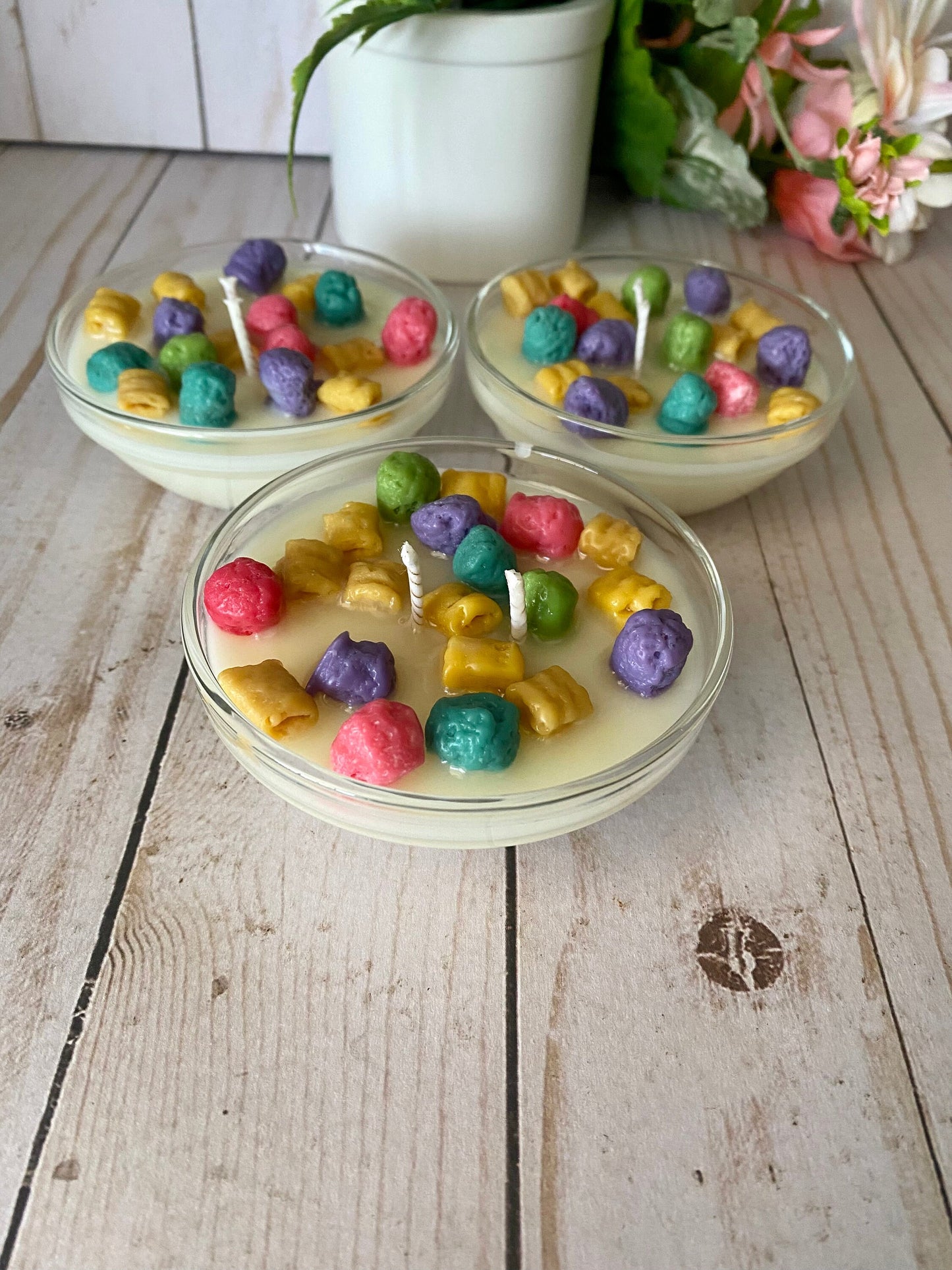 Captain Crunchy Inspired Cereal Mini Candle
