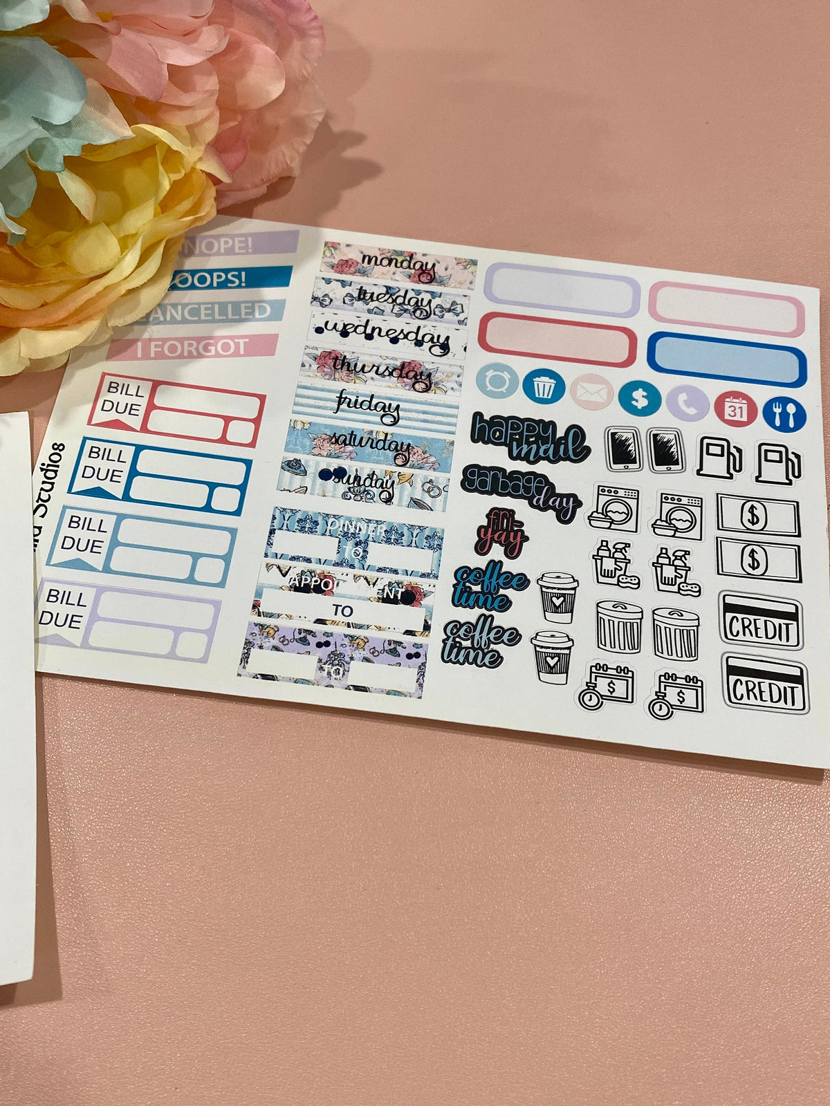 Breakfast Tiffany Happy Planner Mini Weekly Kit