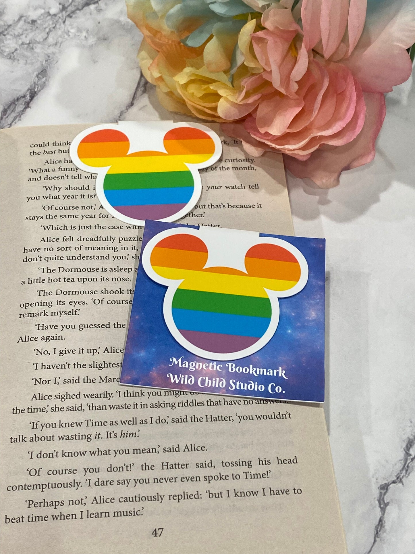 Pride Disney Inspired Magnetic Bookmark