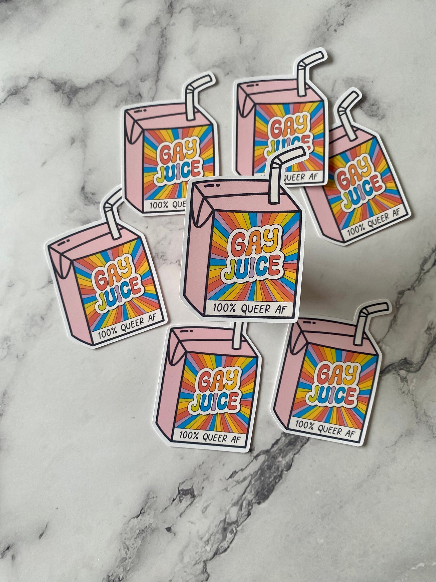 Gay Juice Vinyl Sticker