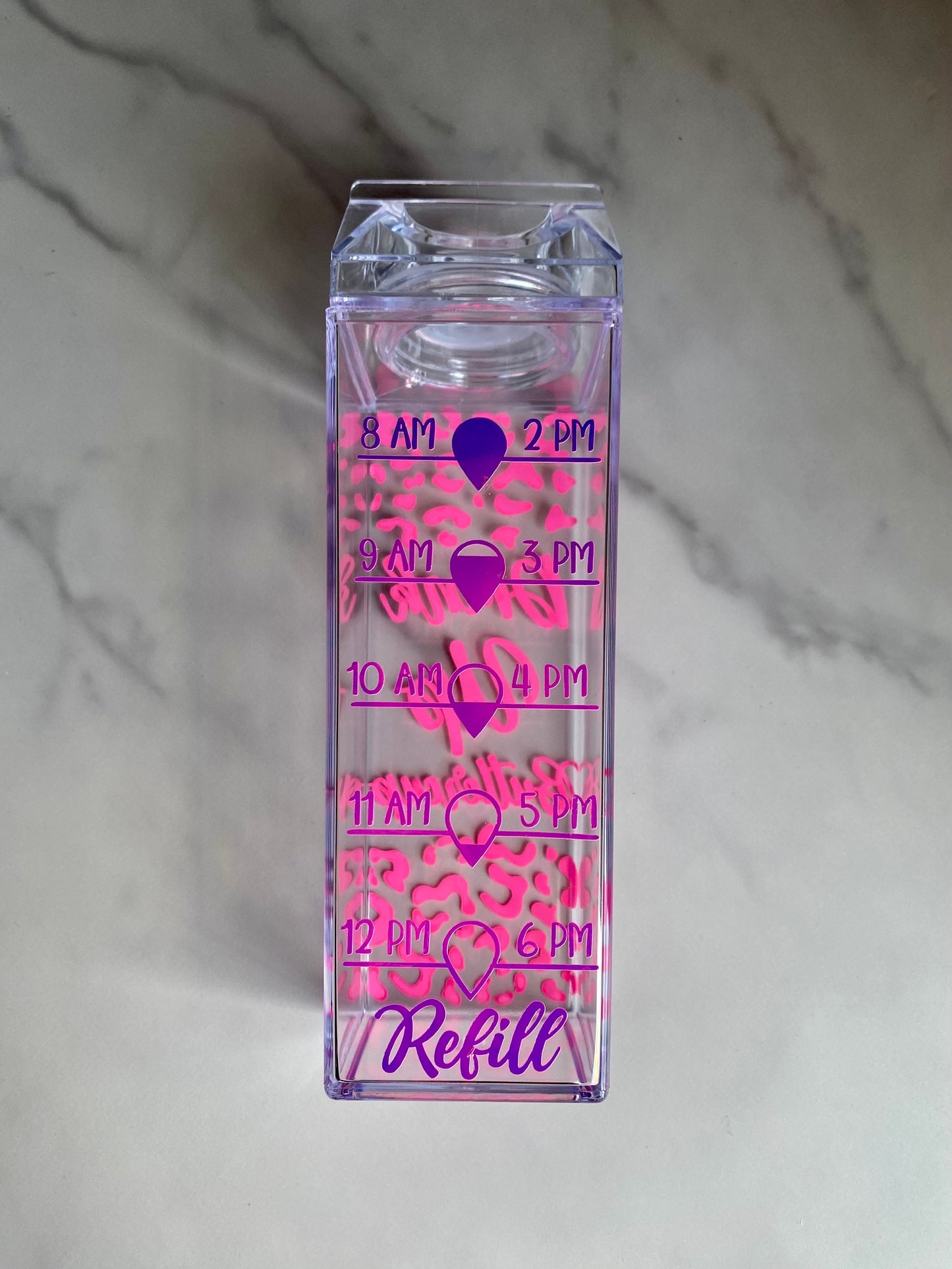 Drink Up Buttercup Hydration Tracker Plastic Milk Carton