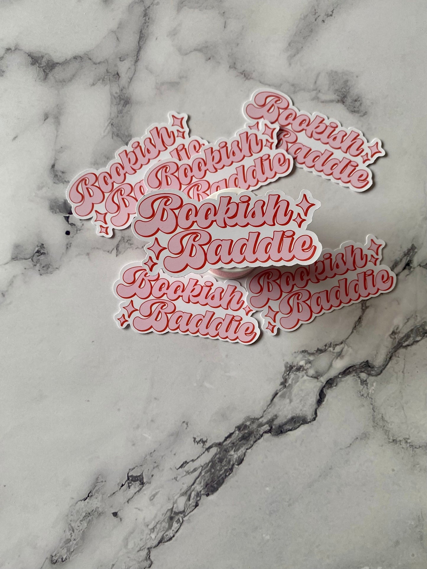 Bookish Baddie Vinyl Sticker