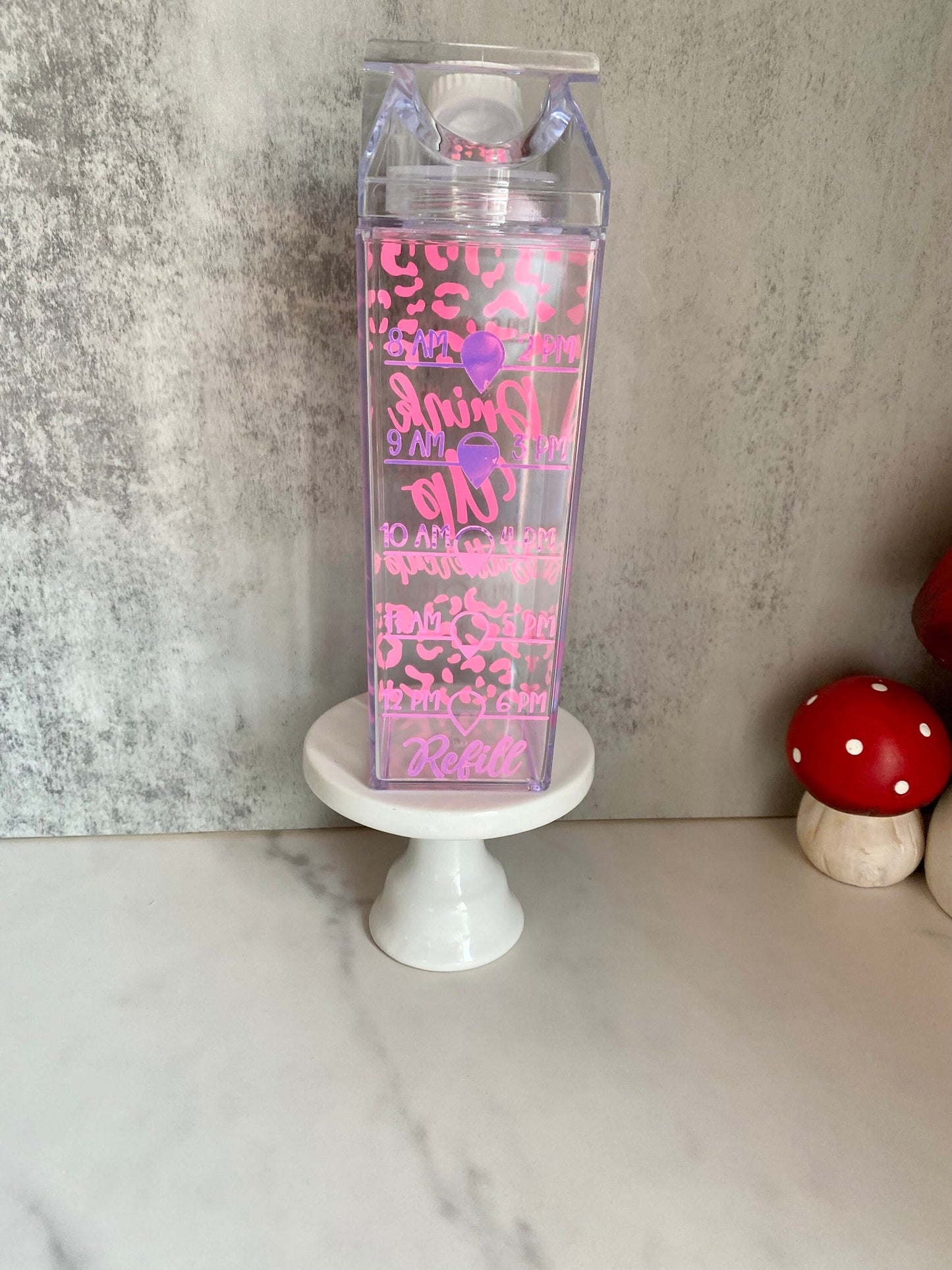 Drink Up Buttercup Hydration Tracker Plastic Milk Carton