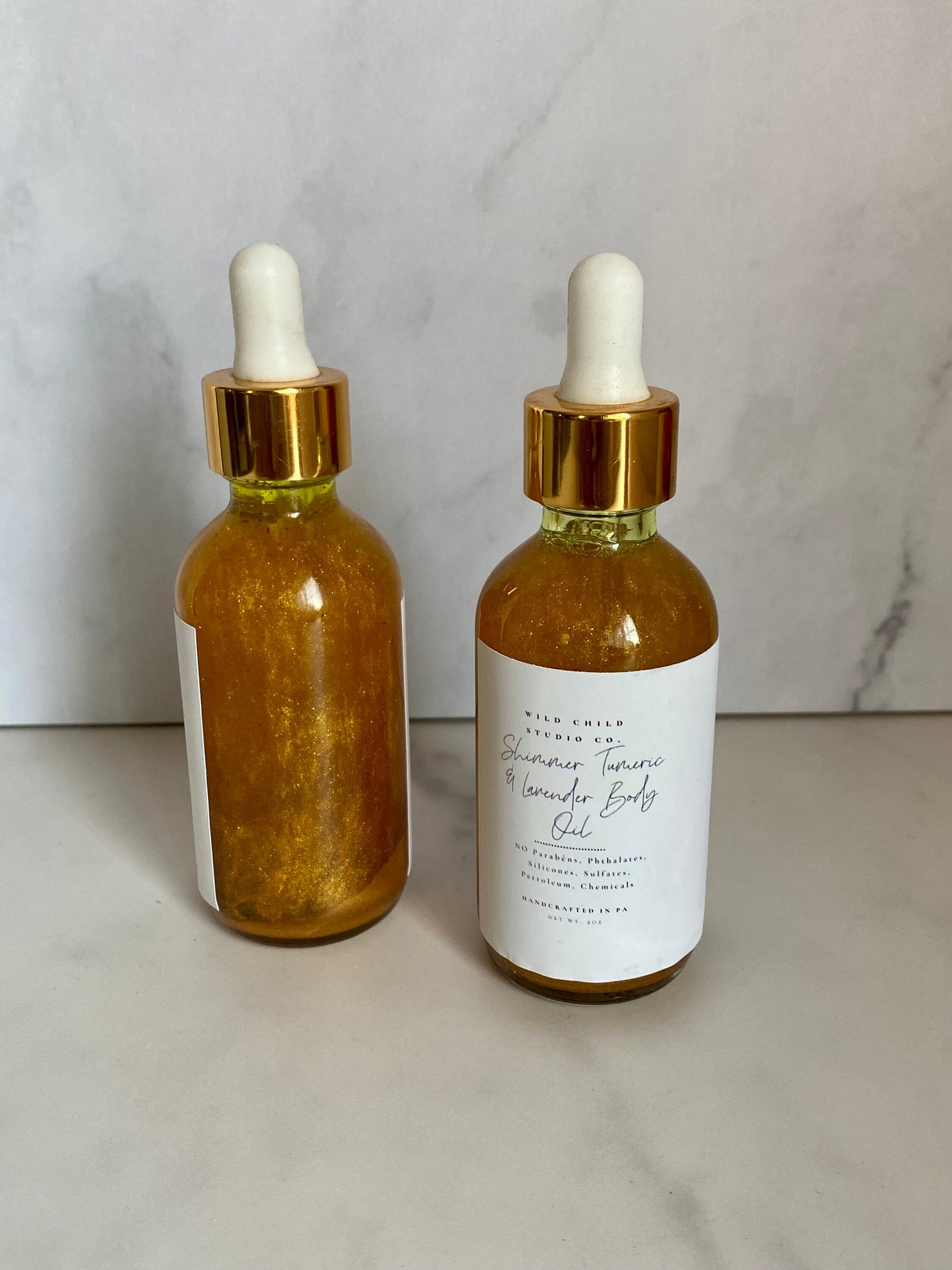 Lavender & Turmeric Shimmer Body Oil