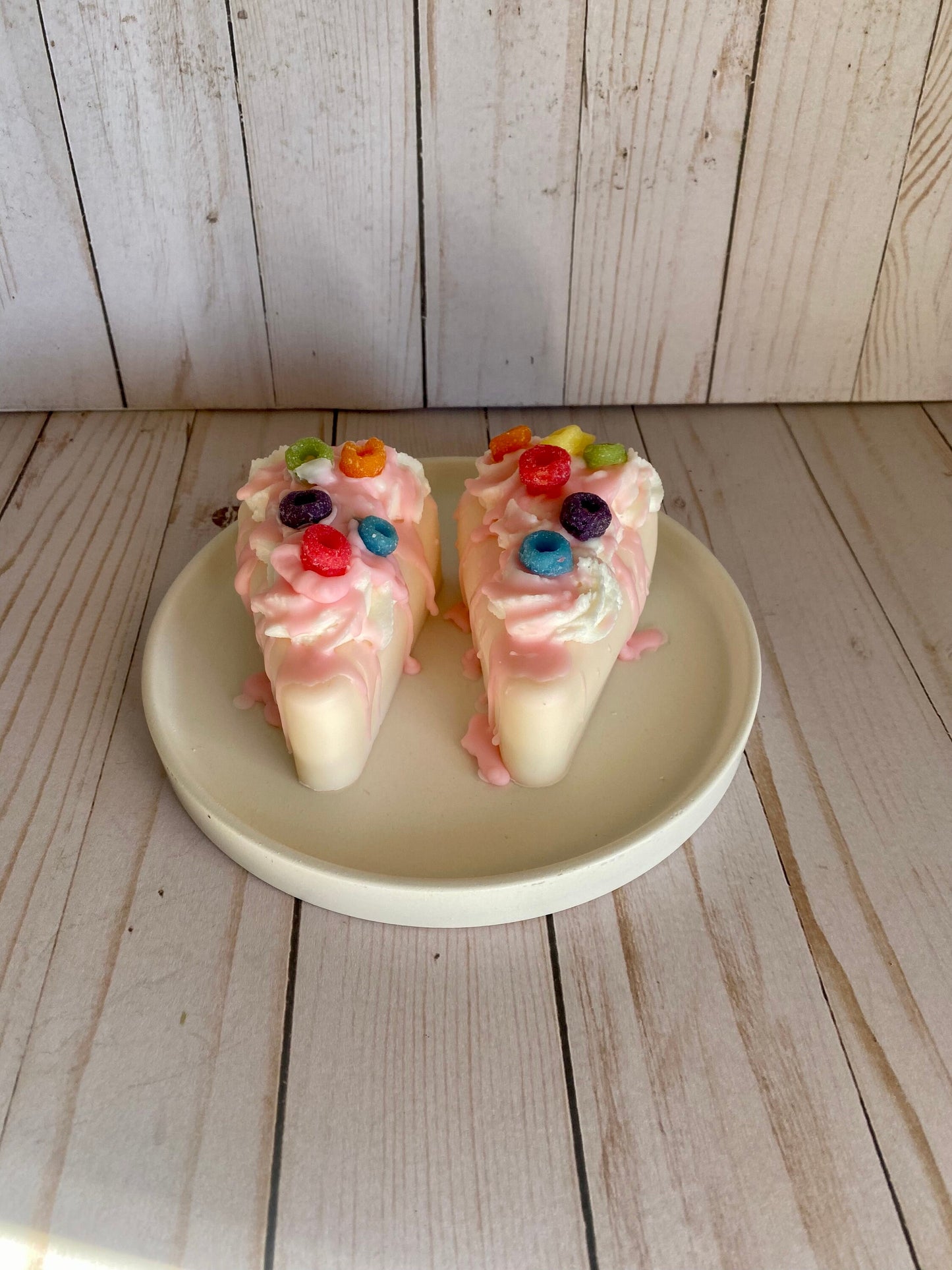 Fruit Loops Cake Slice Wax Melt