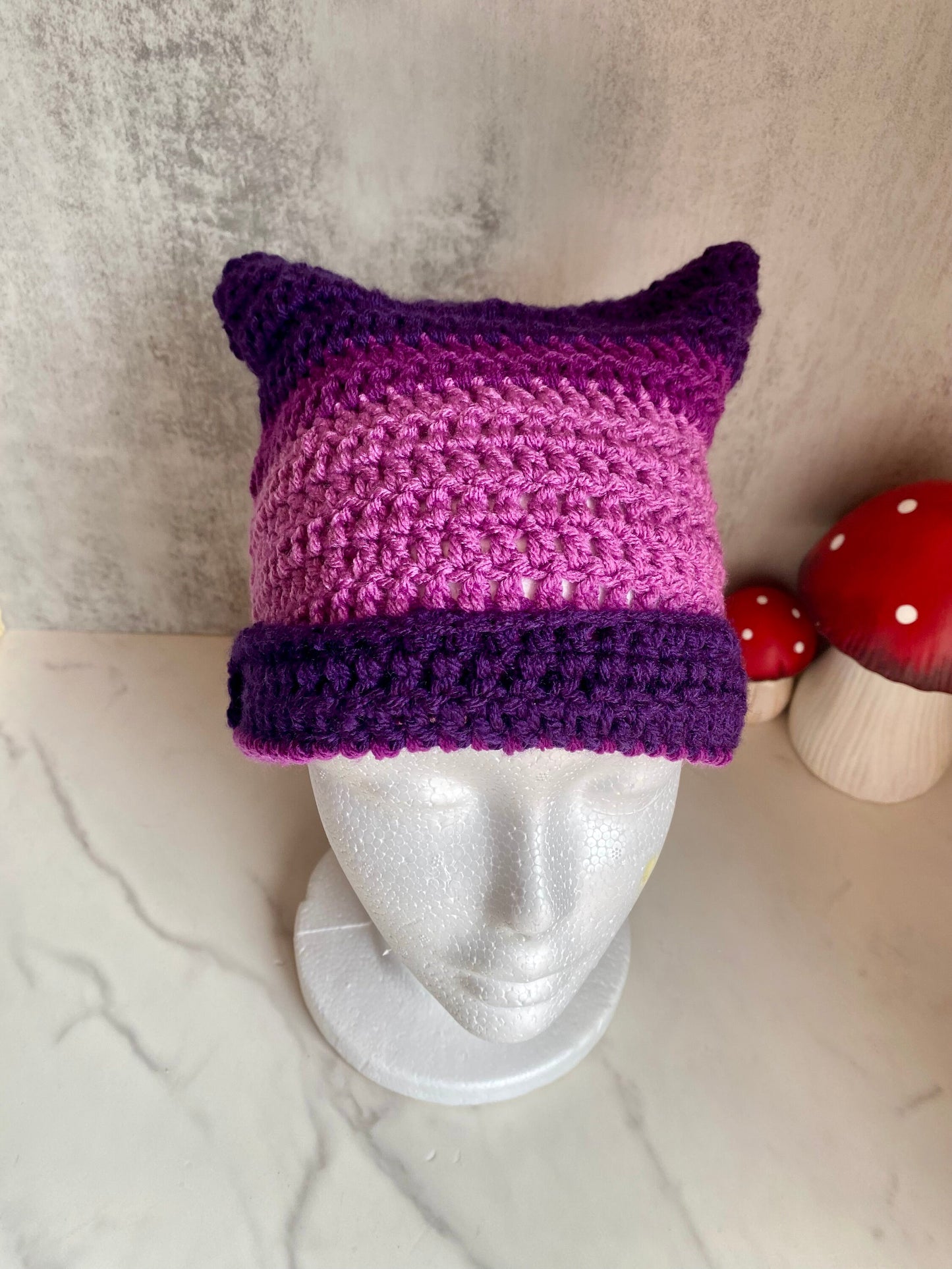 Ombre Cat Ear Beanie