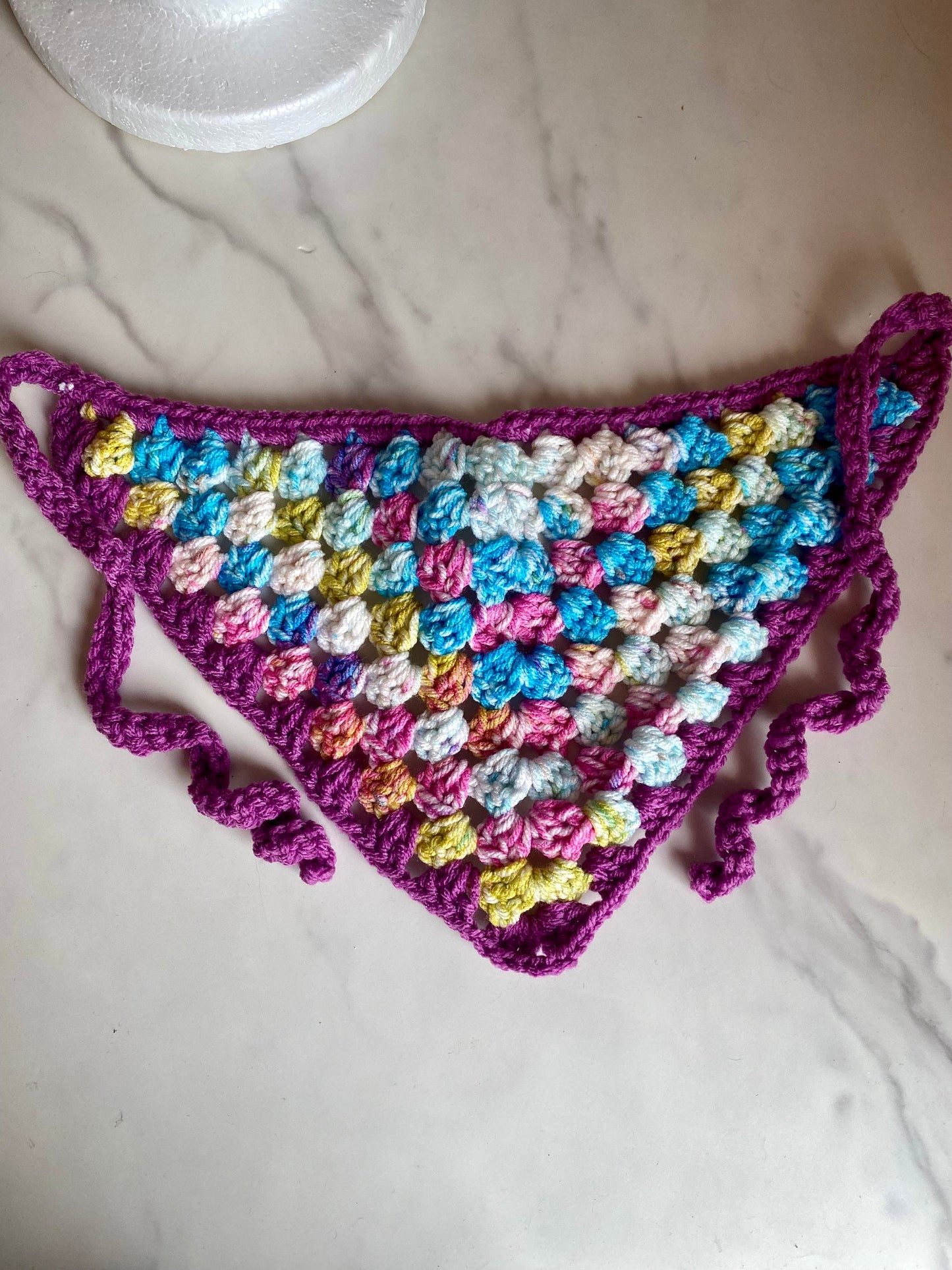 Handmade Multi- Colored Hair Bandana, Boho Bandana, Hair Scarf