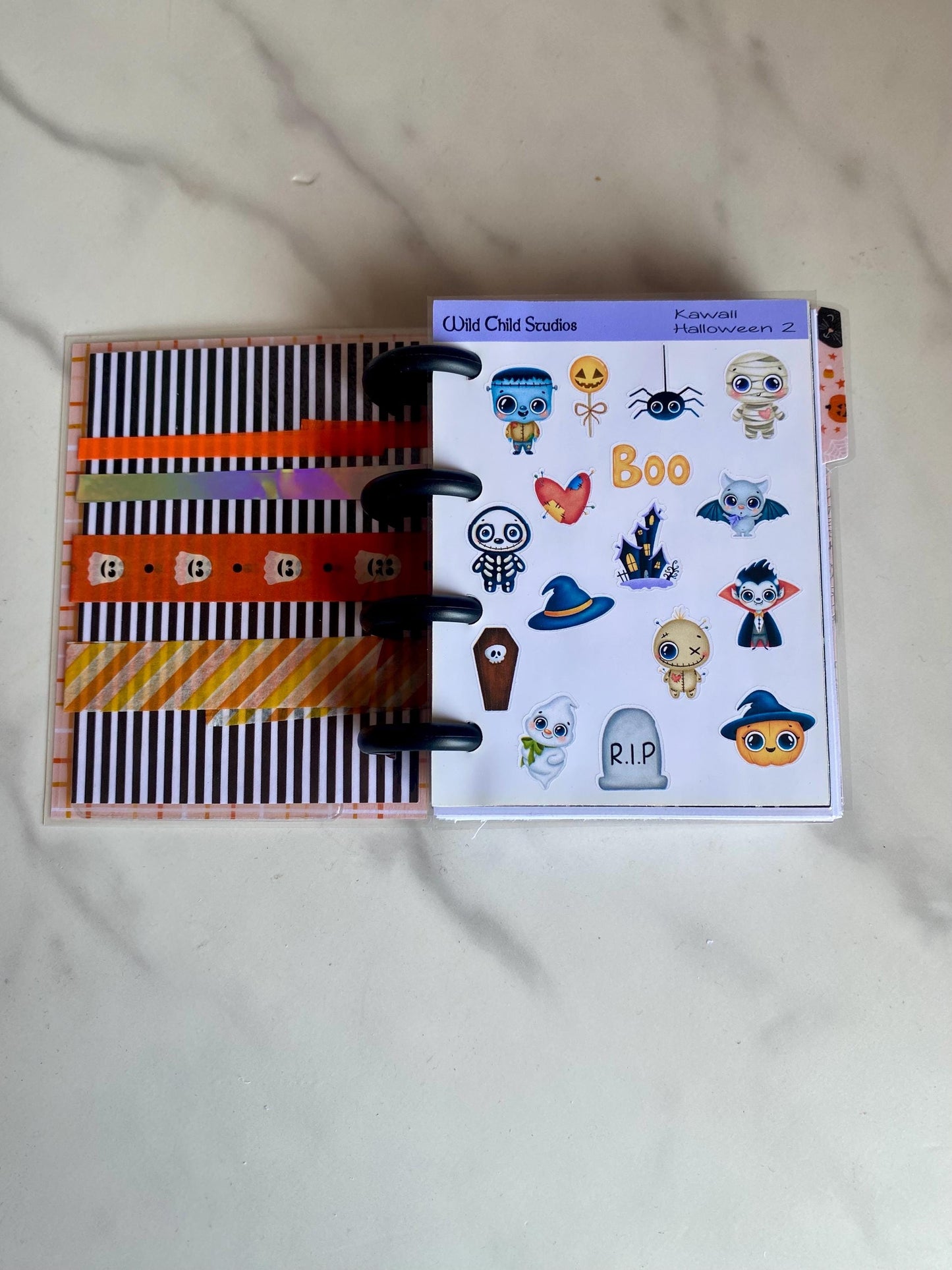Halloween Kawaii Happy Planner Micro Planner