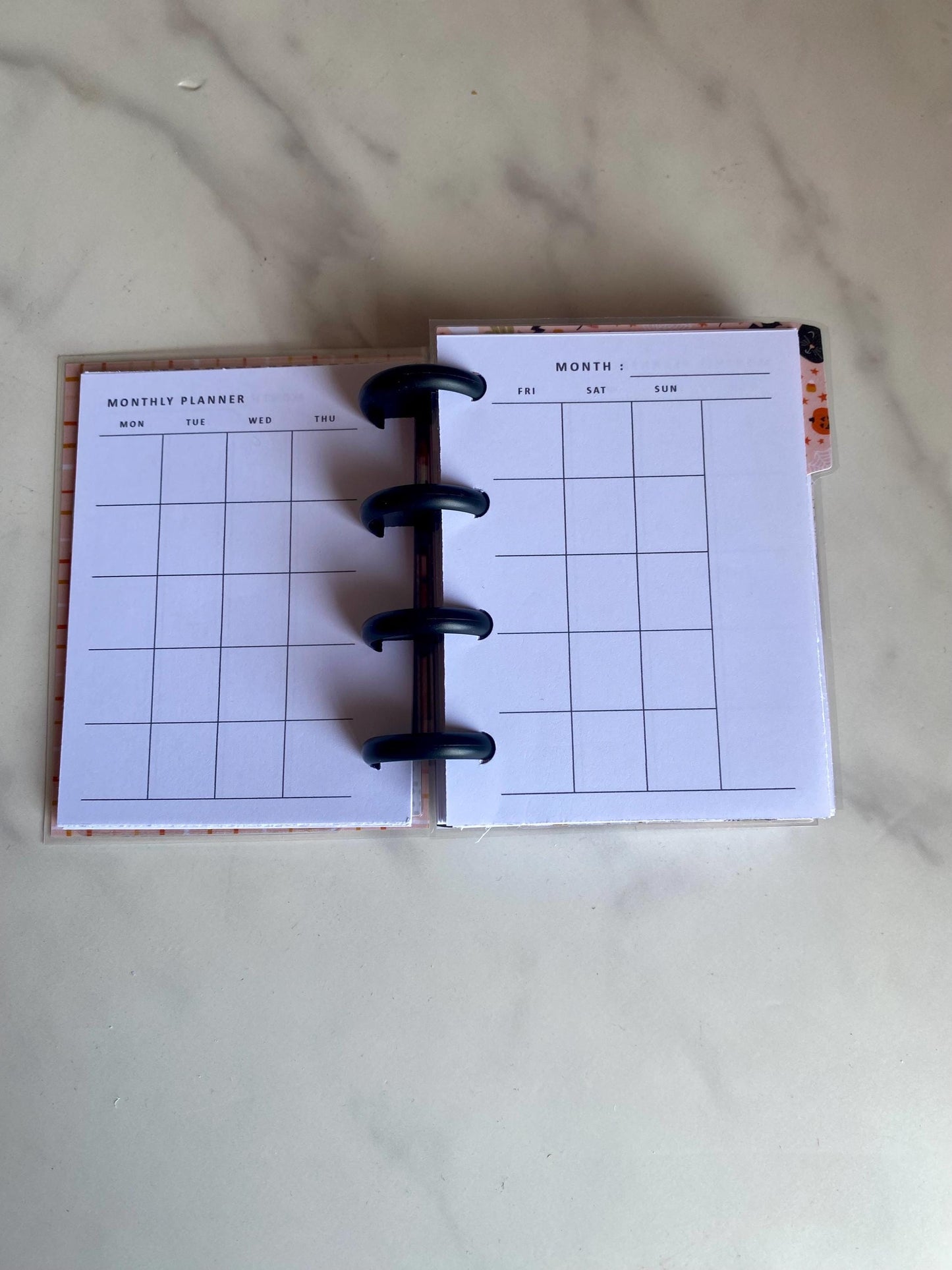 Halloween Kawaii Happy Planner Micro Planner