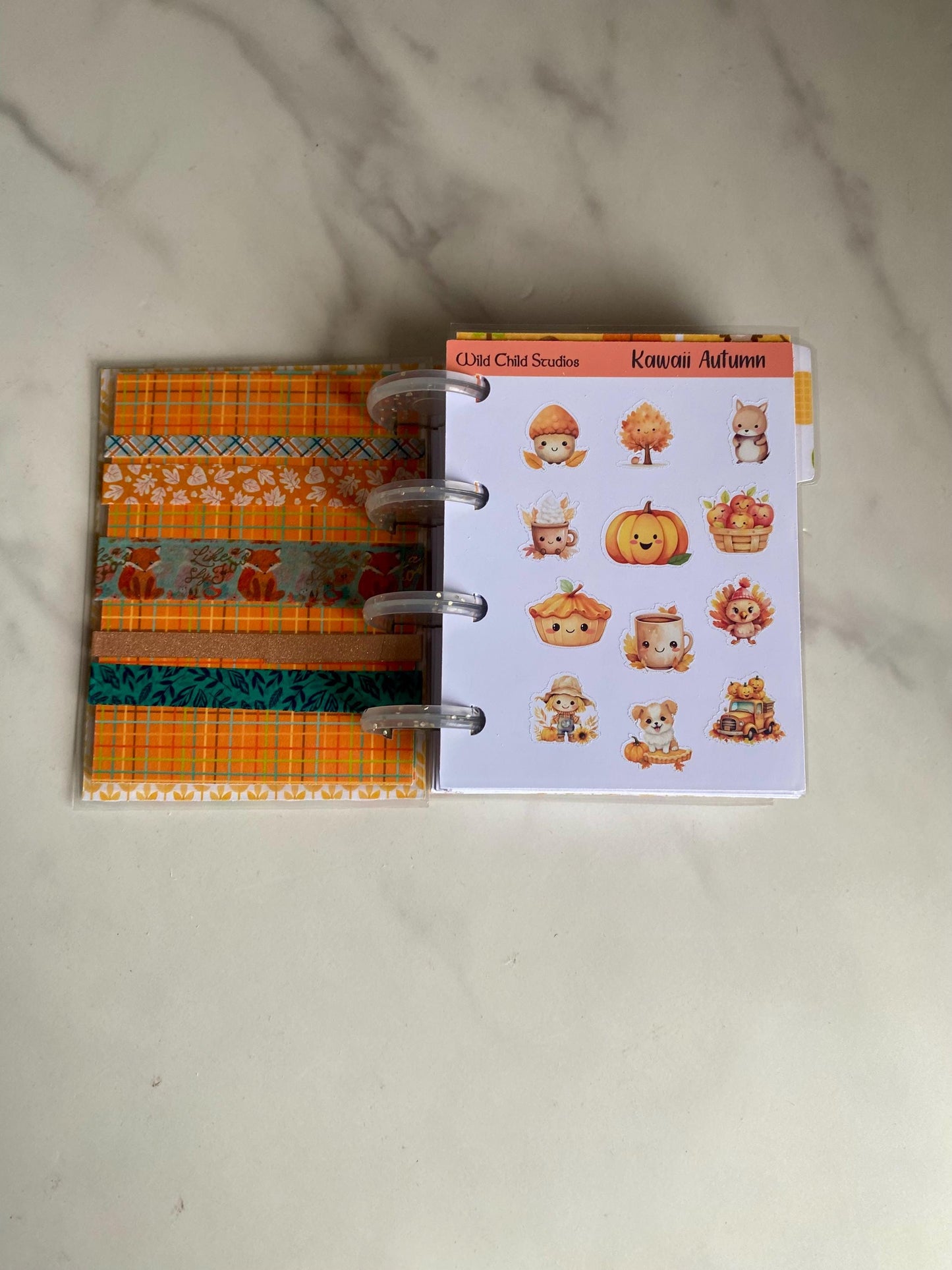 Kawaii Fall Autumn Happy Planner Micro Planner