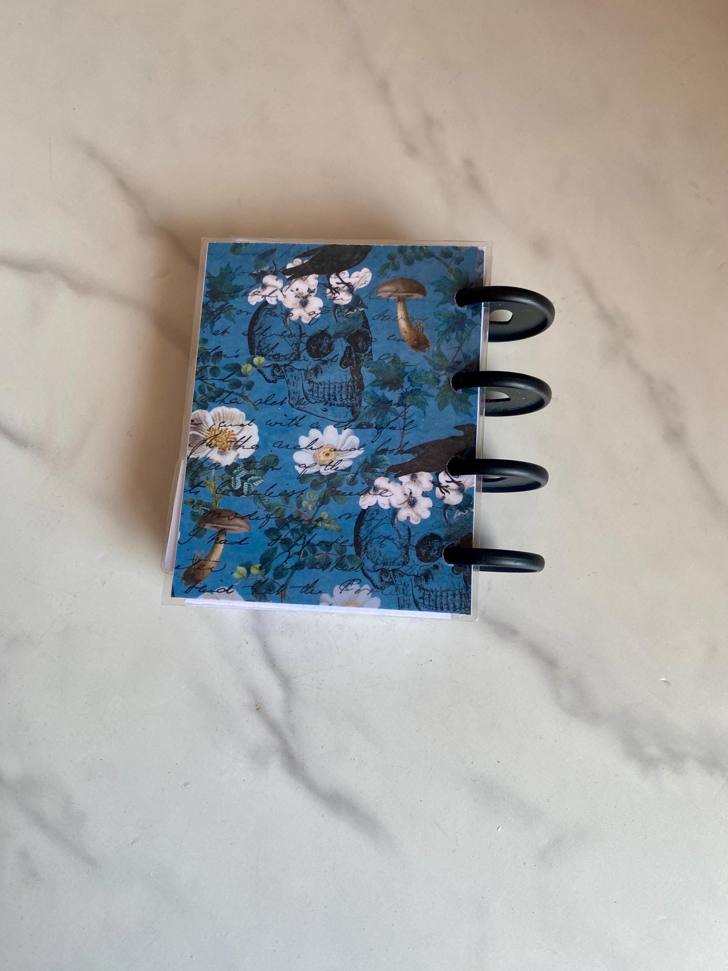 Floral Gothic Spooky Happy Planner Micro Planner