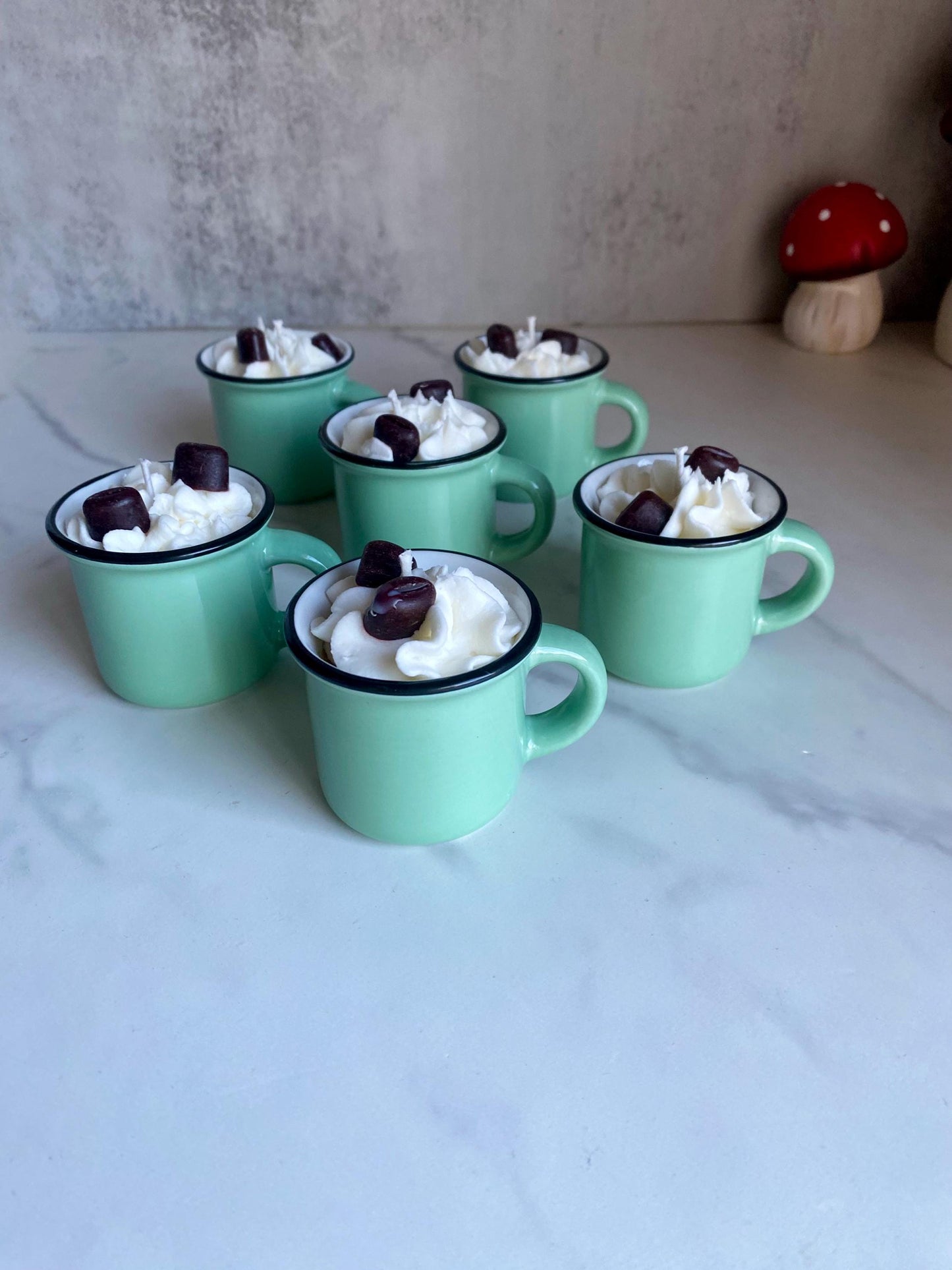 French Vanilla Cappuccino Mini Soy Candle 2 oz