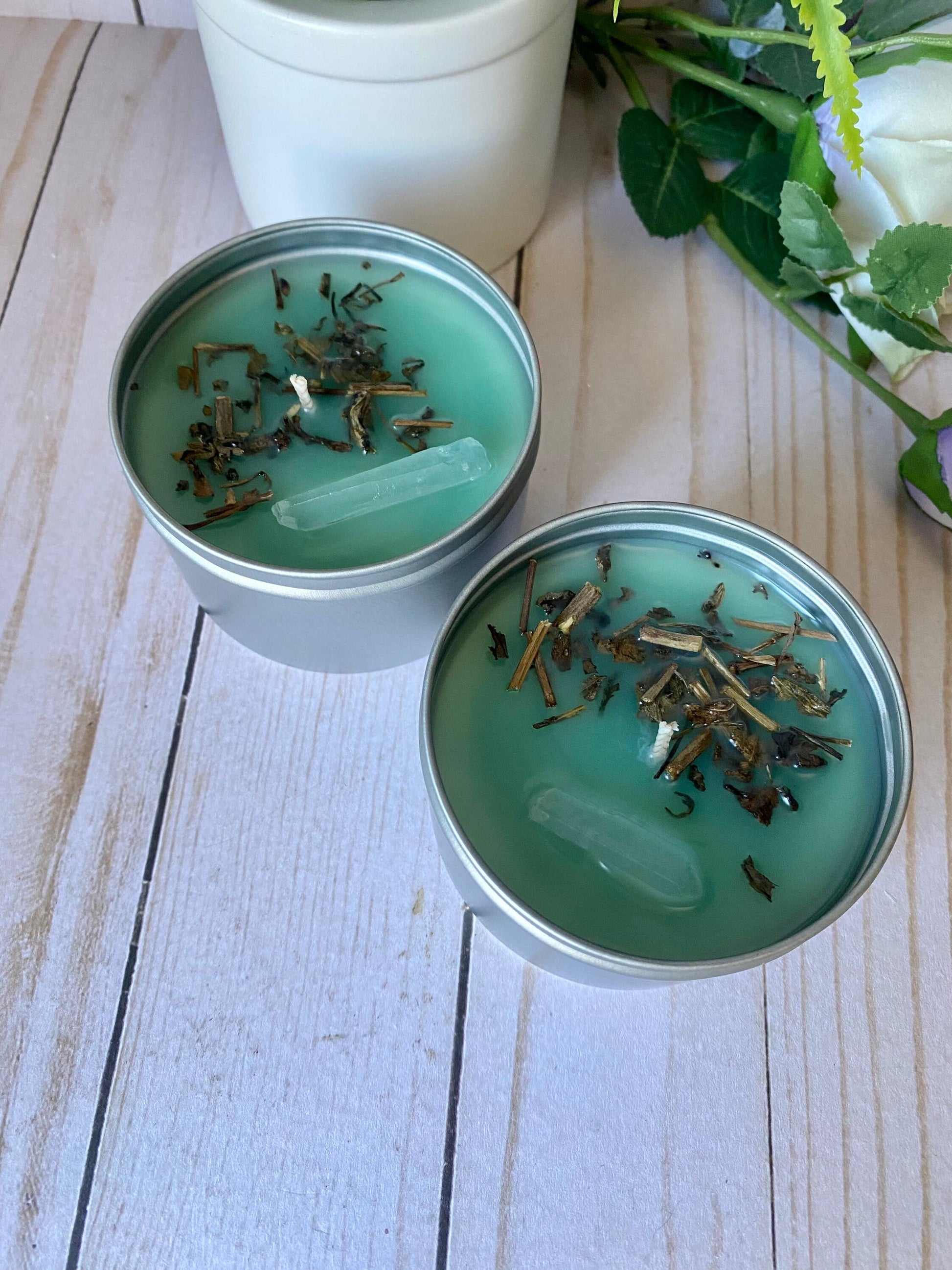 Smudge Off Soy Hand Poured 8 oz Candle/Smudging Candle
