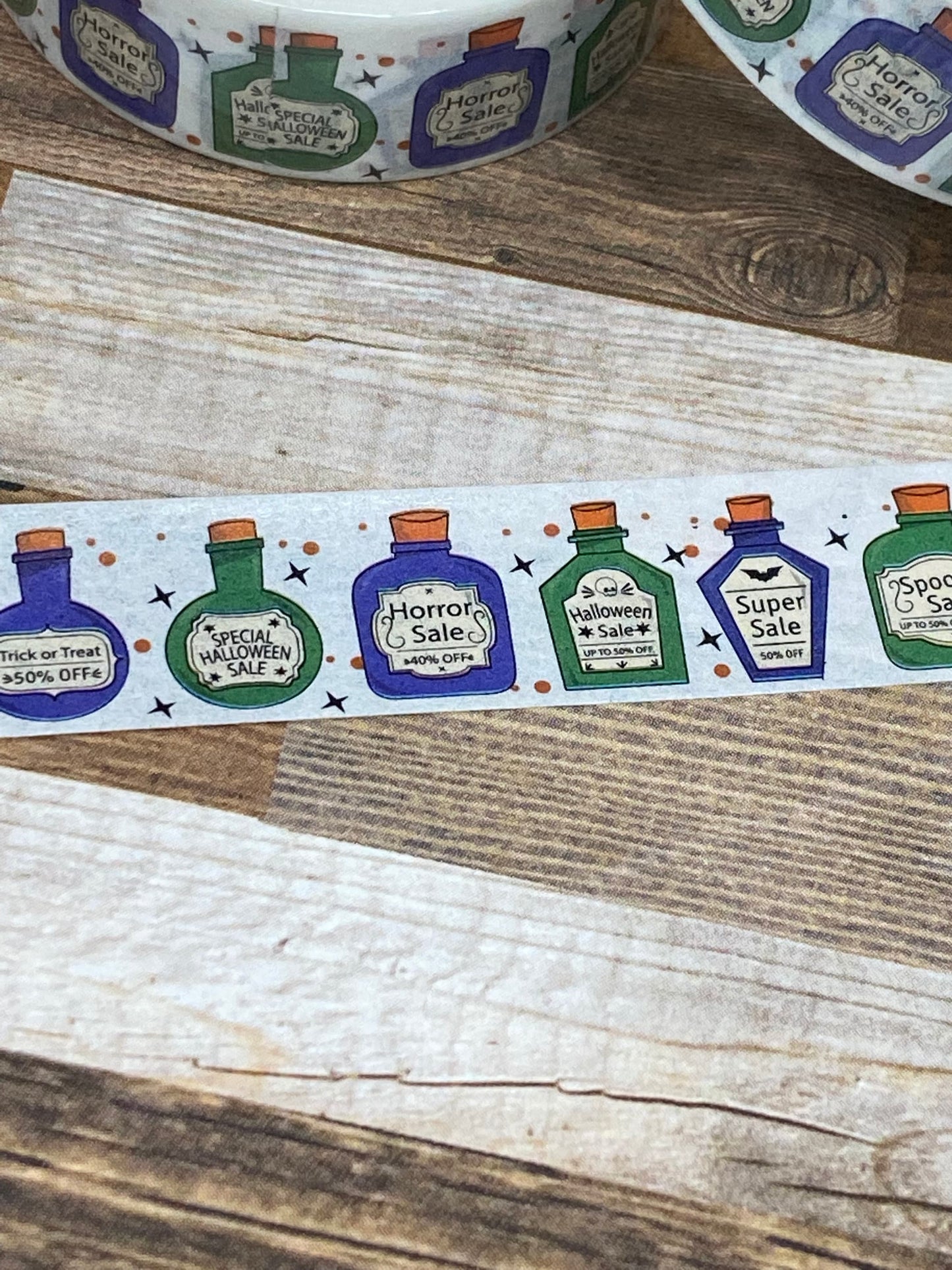 Witchy Potion Bottle Washi Tape