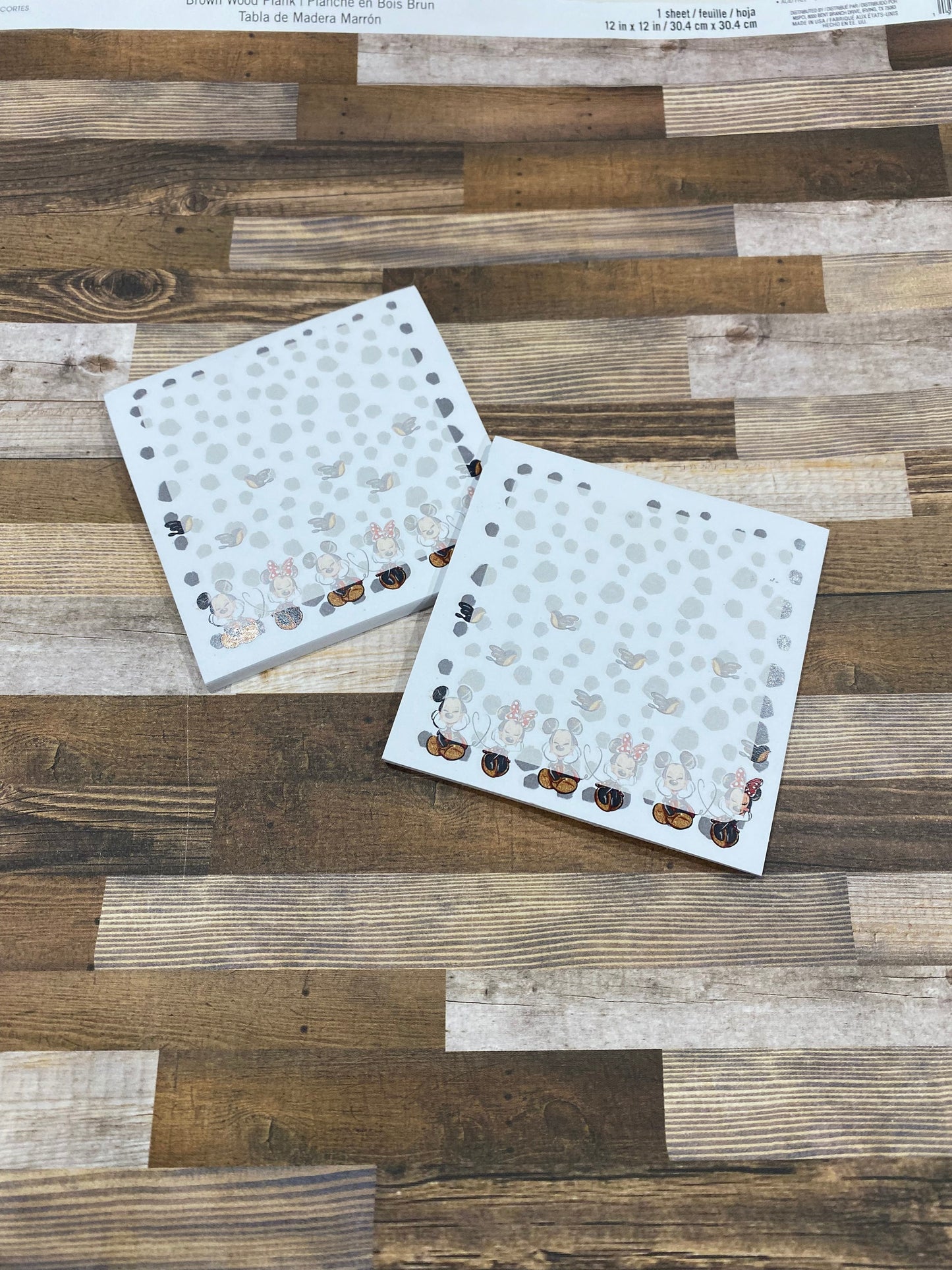 Mickey Minnie Inspired Sticky Notes
