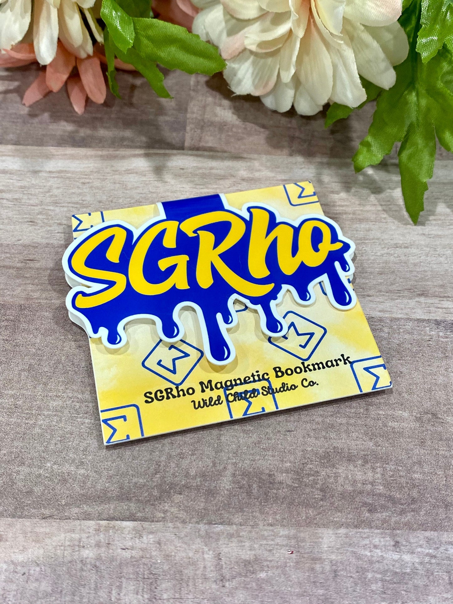 Sigma Gamma Rho Sorority Magnetic Bookmark