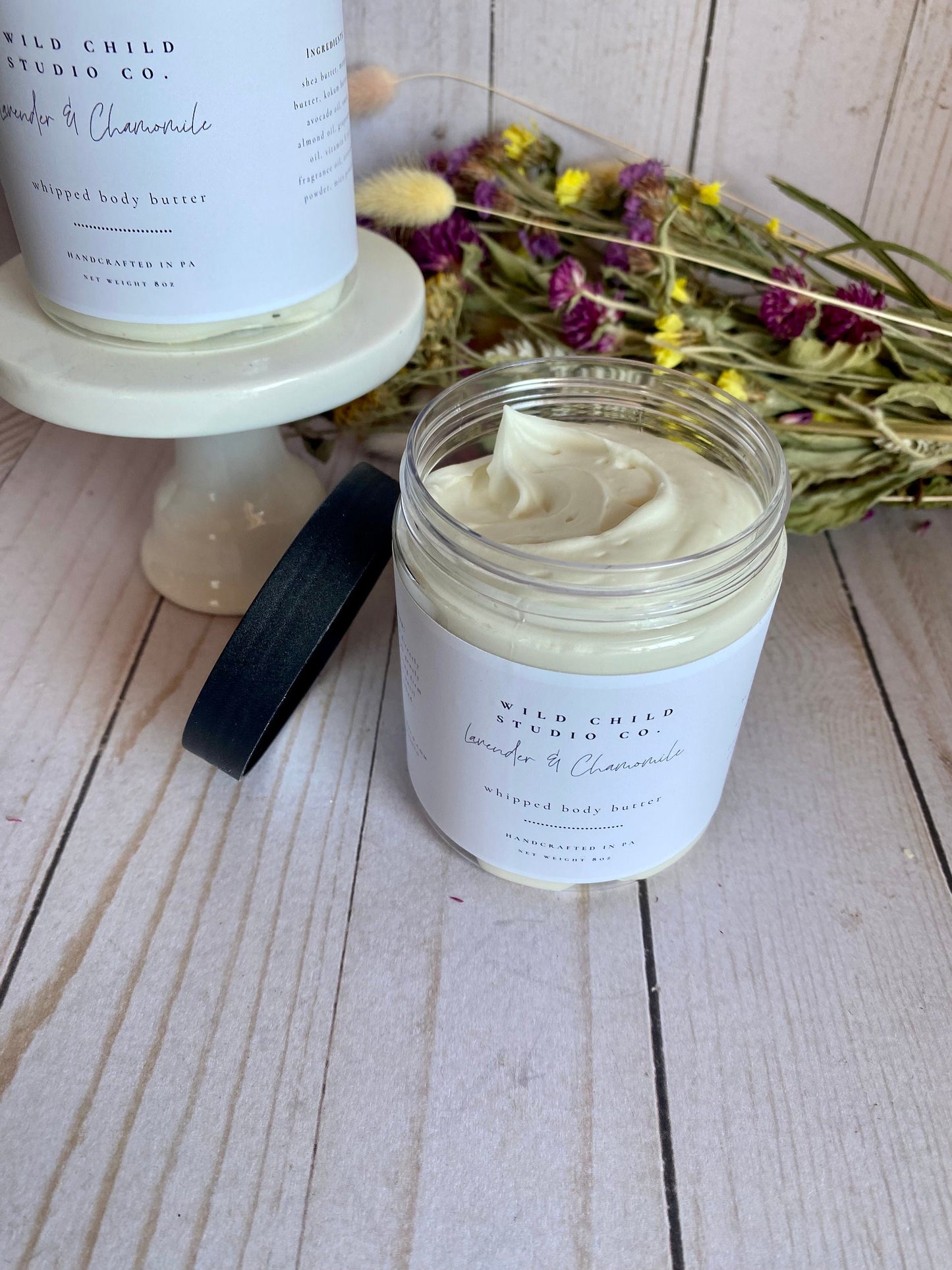 Lavender & Chamomile Infused Whipped Body Butter