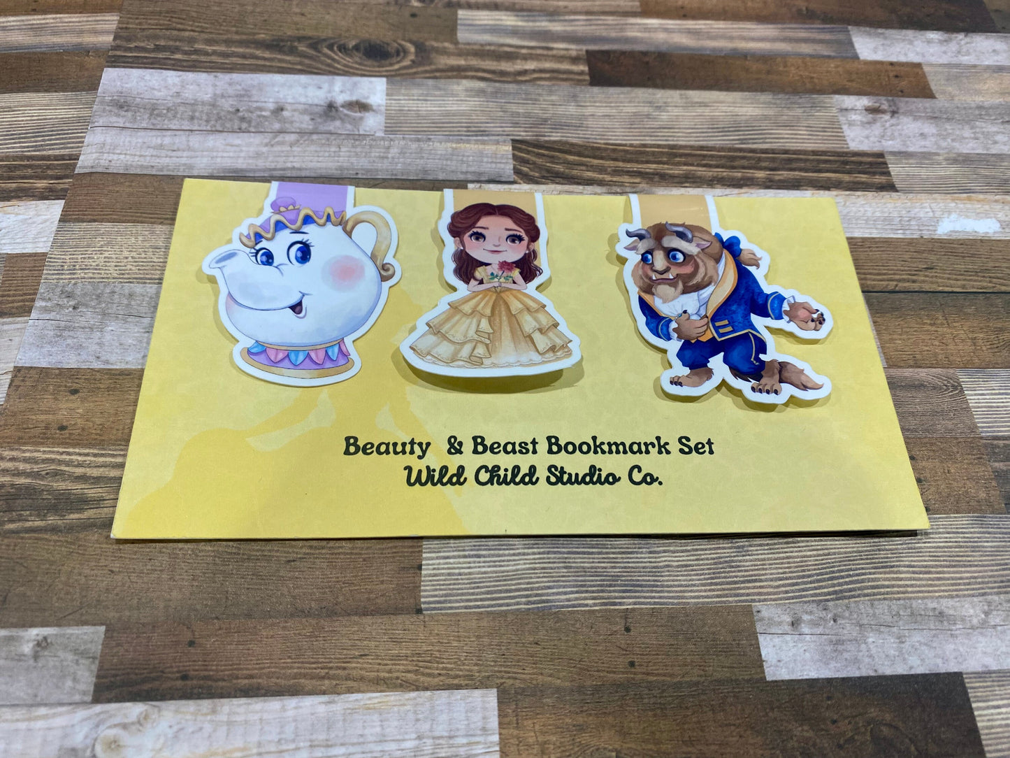Beauty Beast Magnetic Bookmark