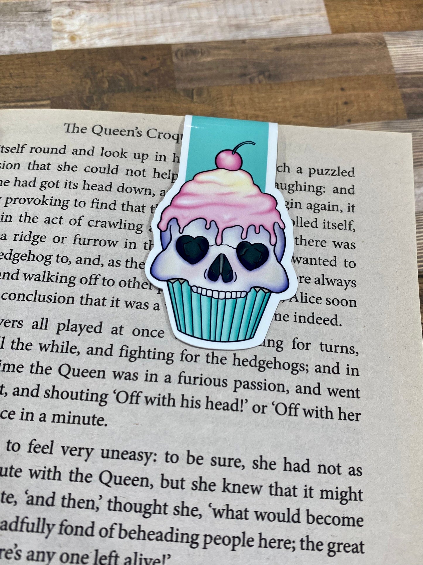 Creepy Cute Pastel Goth Magnetic Bookmark