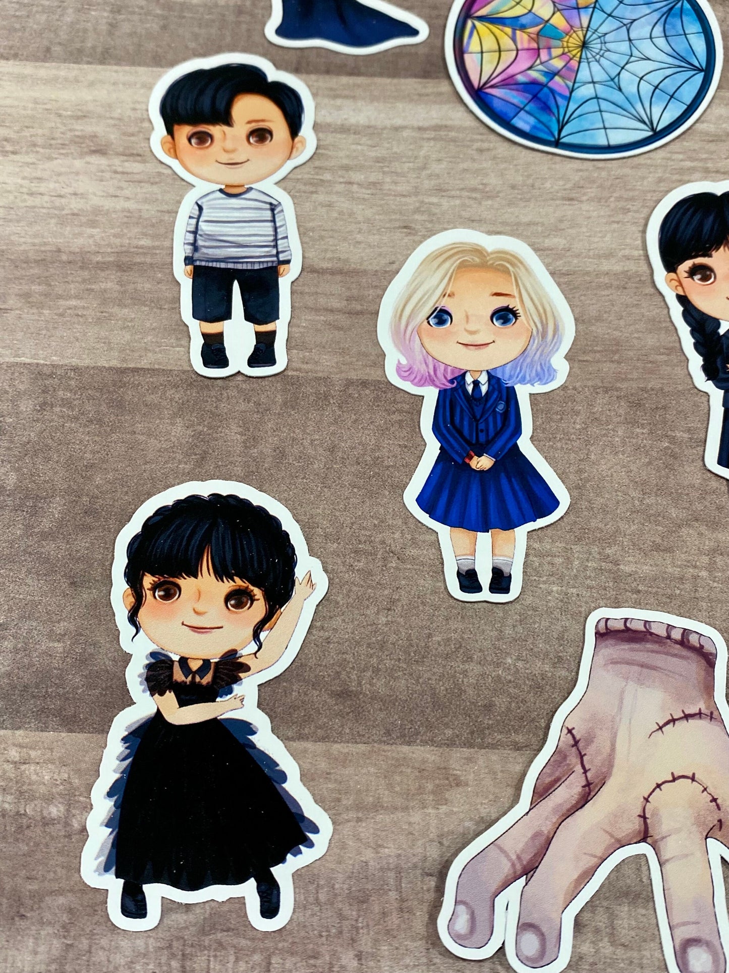 Kooky Addams Family Sticker Pack