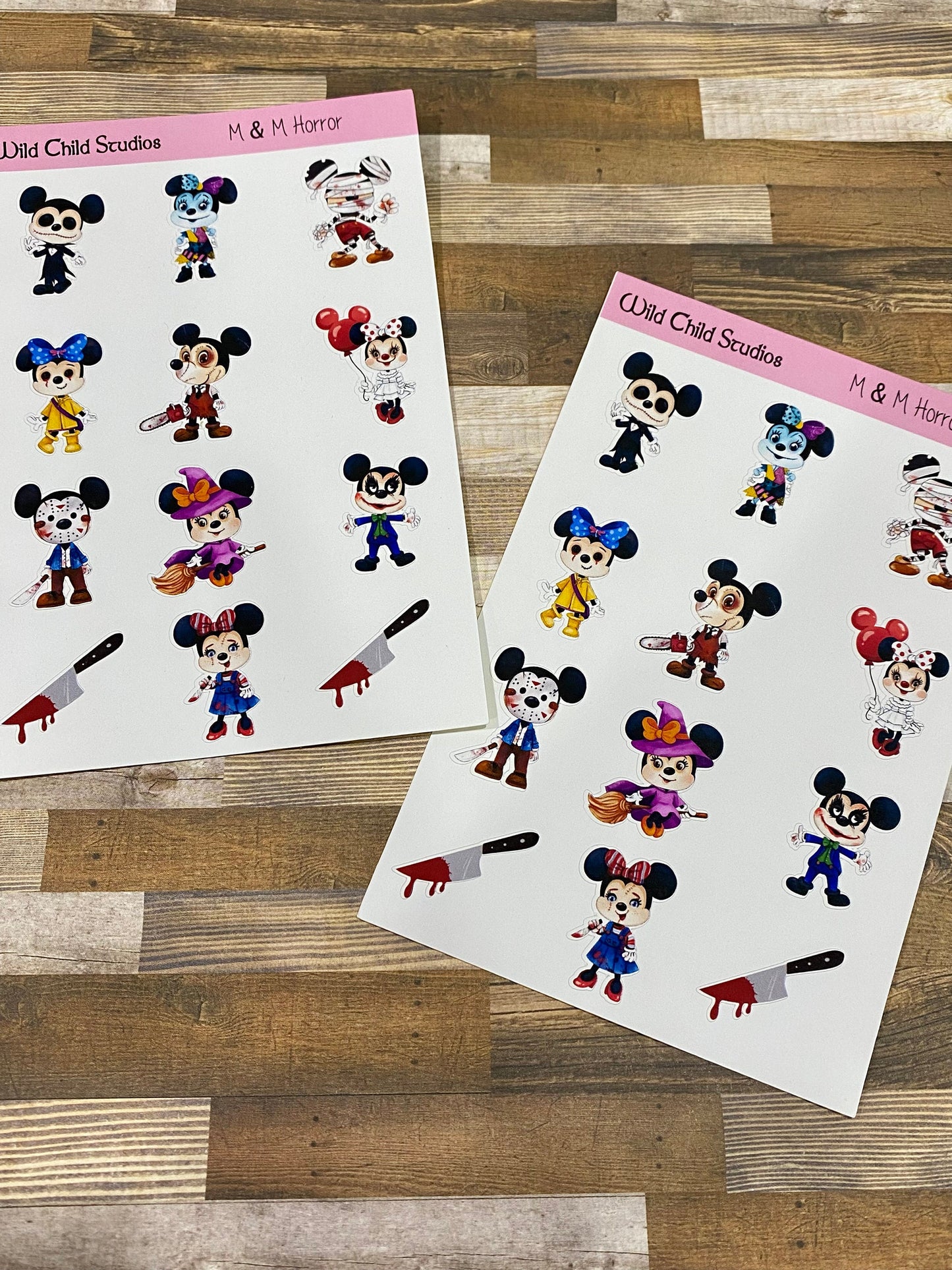 Horror Mouse Planner Stickers