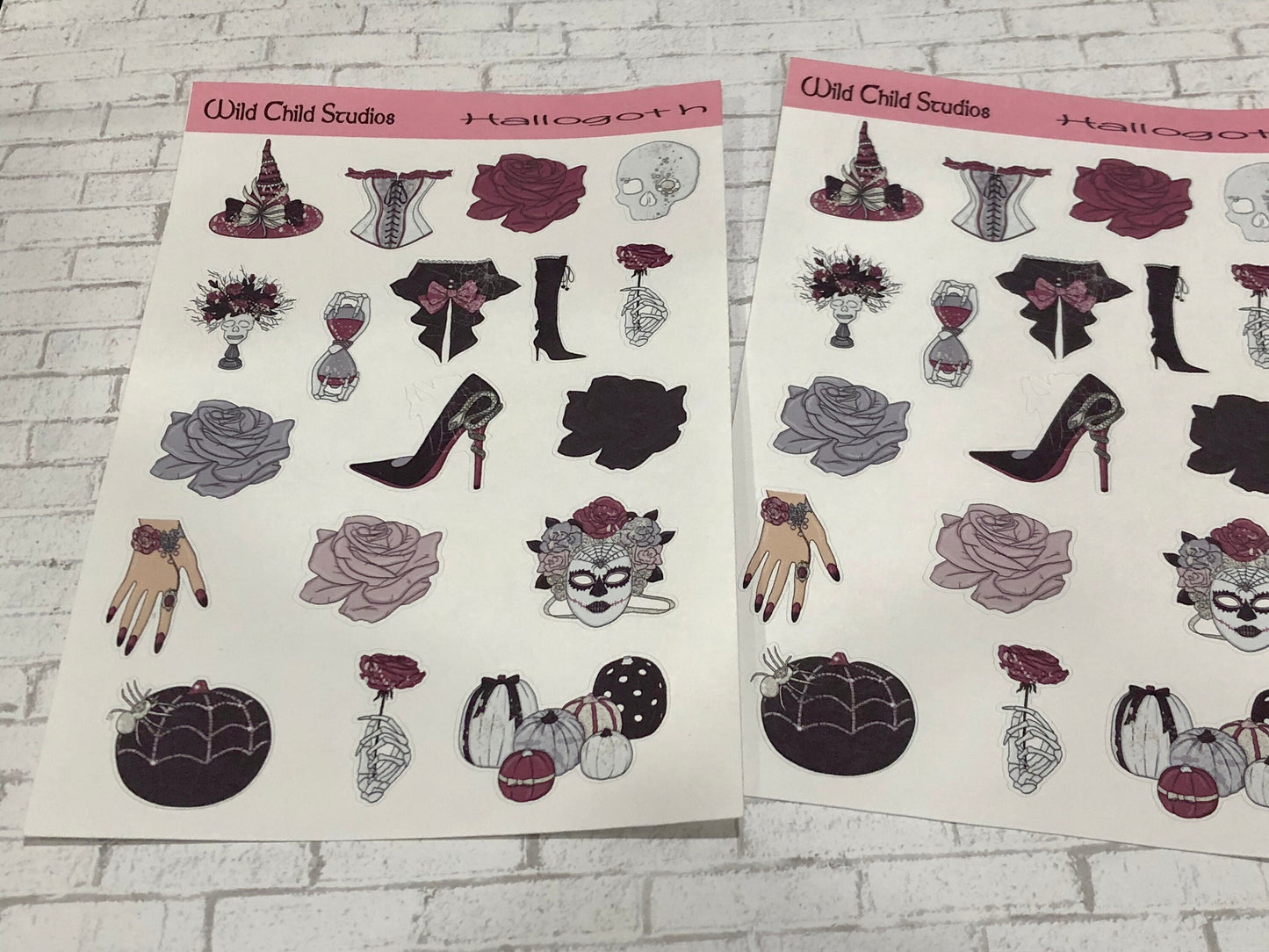 Goth Planner Stickers/Goth Stickers