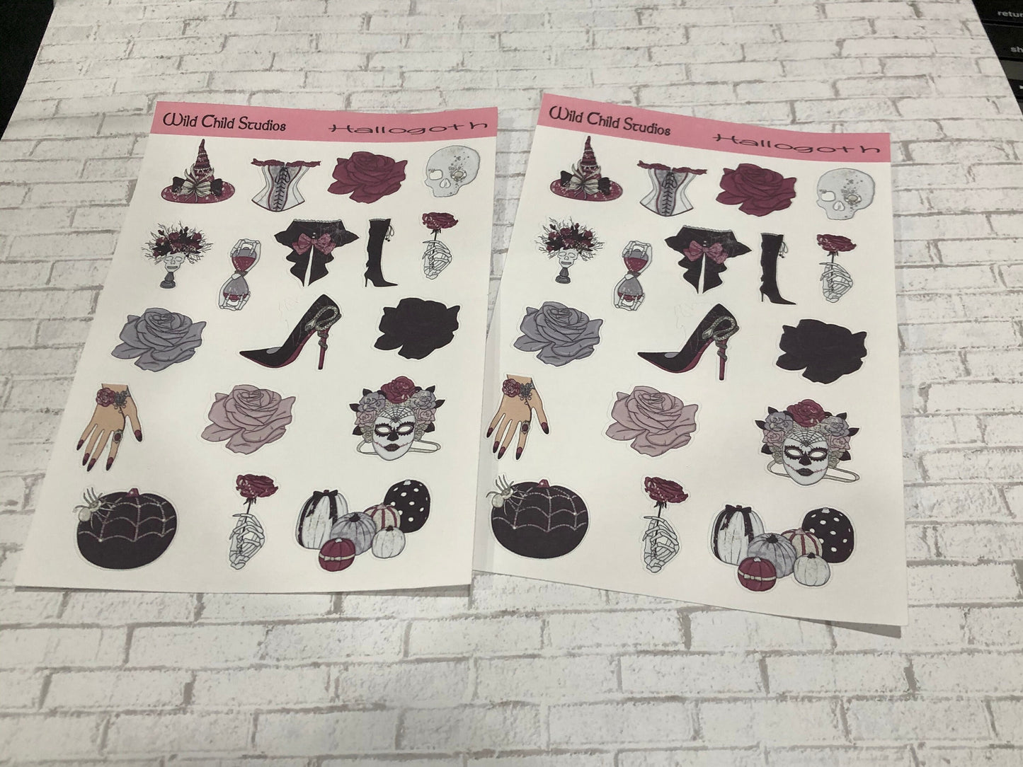 Goth Planner Stickers/Goth Stickers