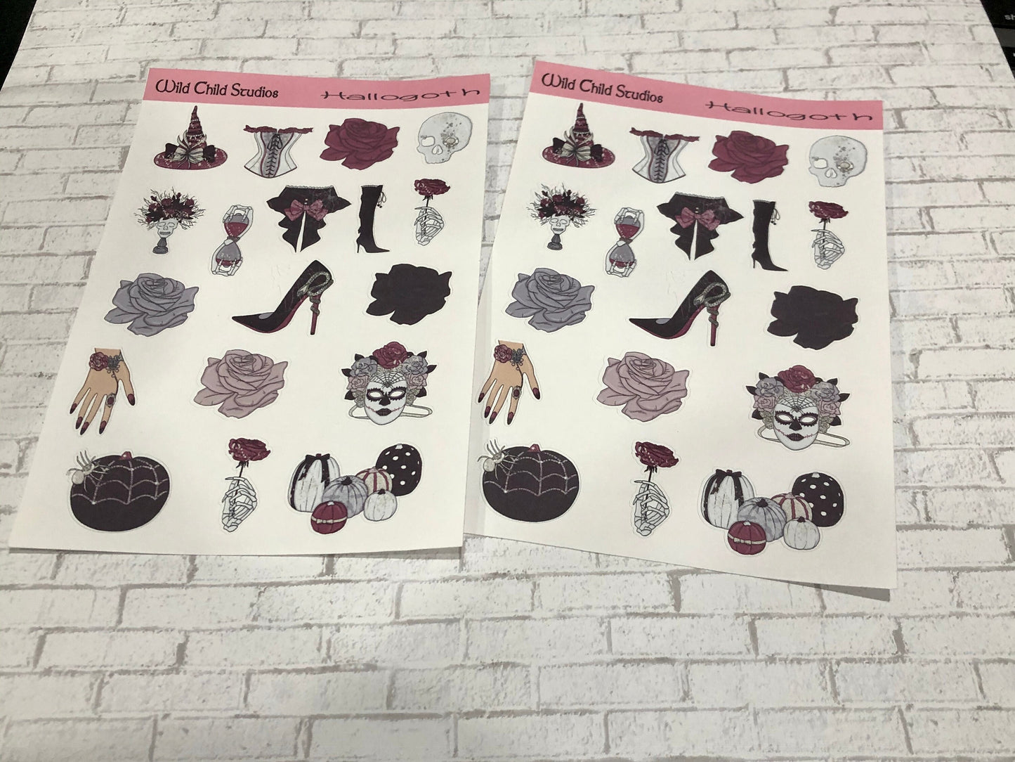 Goth Planner Stickers/Goth Stickers