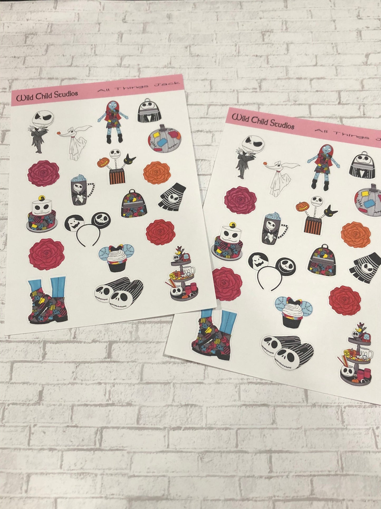 Christmas Nightmare Planner Stickers/Jack Skellington Stickers