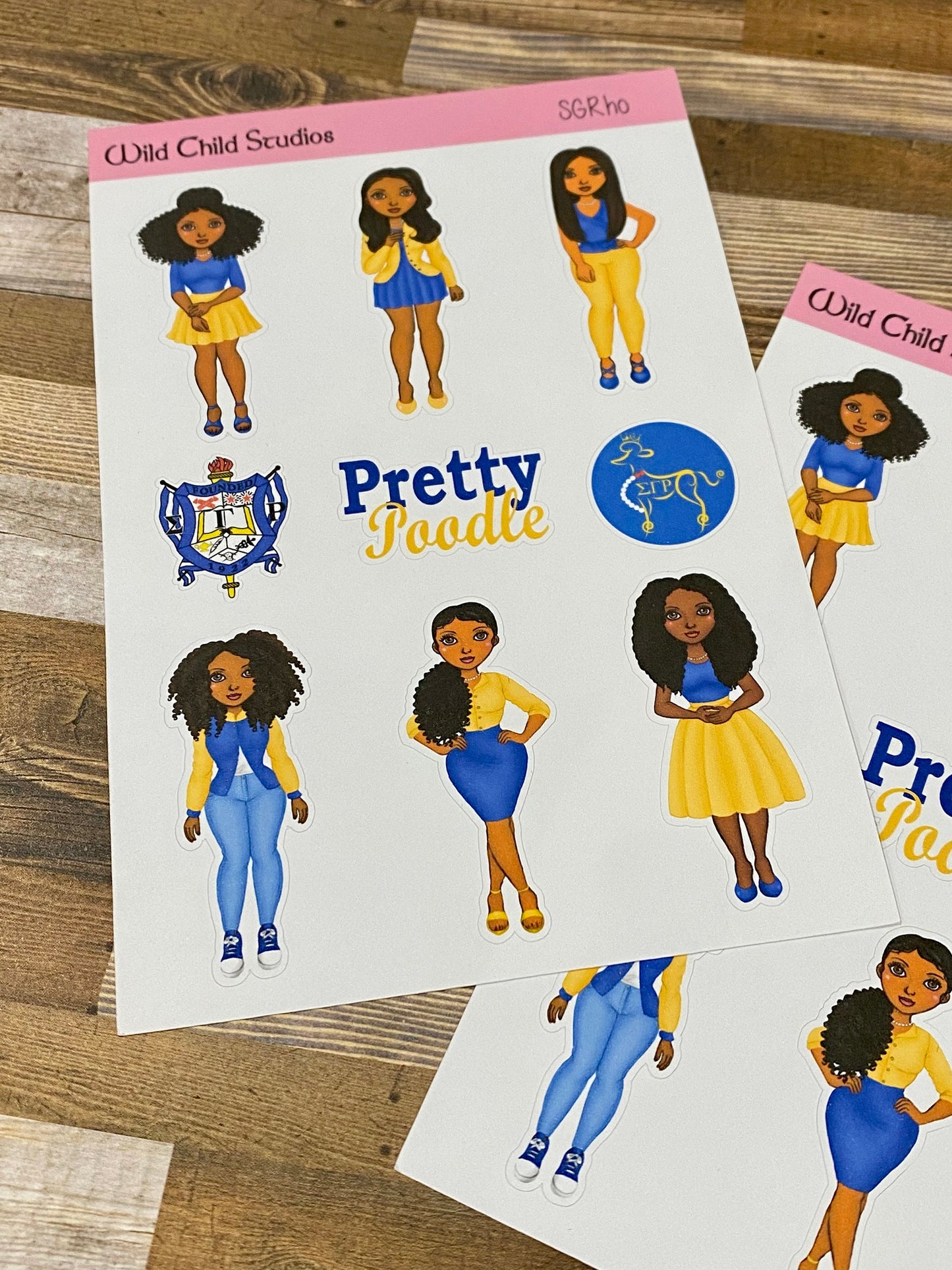SGRho Sorority Planner Stickers/Sigma Gamma Rho Stickers