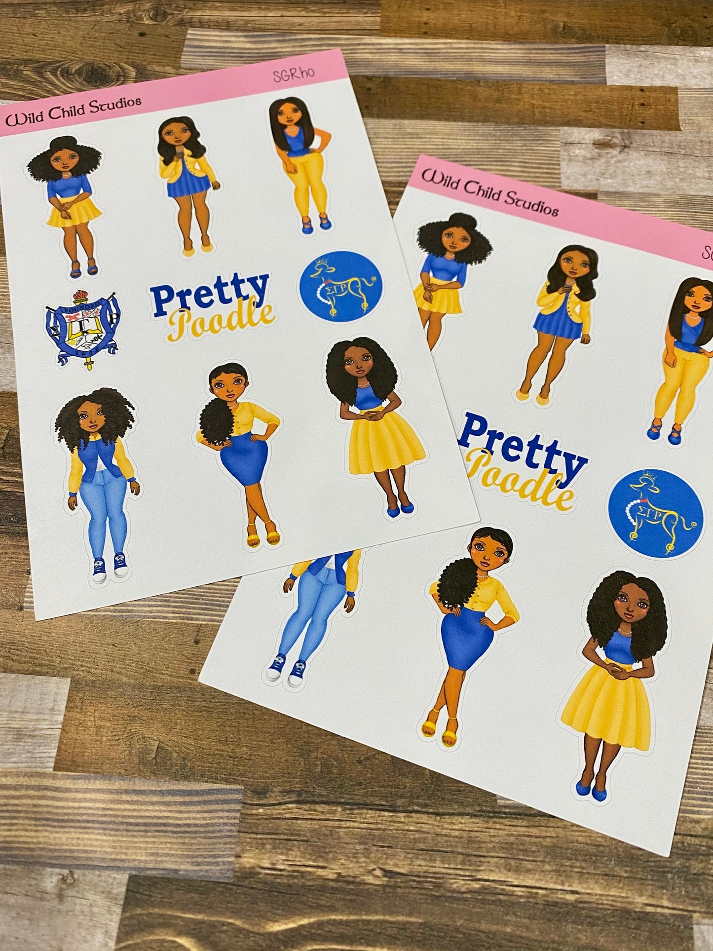 SGRho Sorority Planner Stickers/Sigma Gamma Rho Stickers