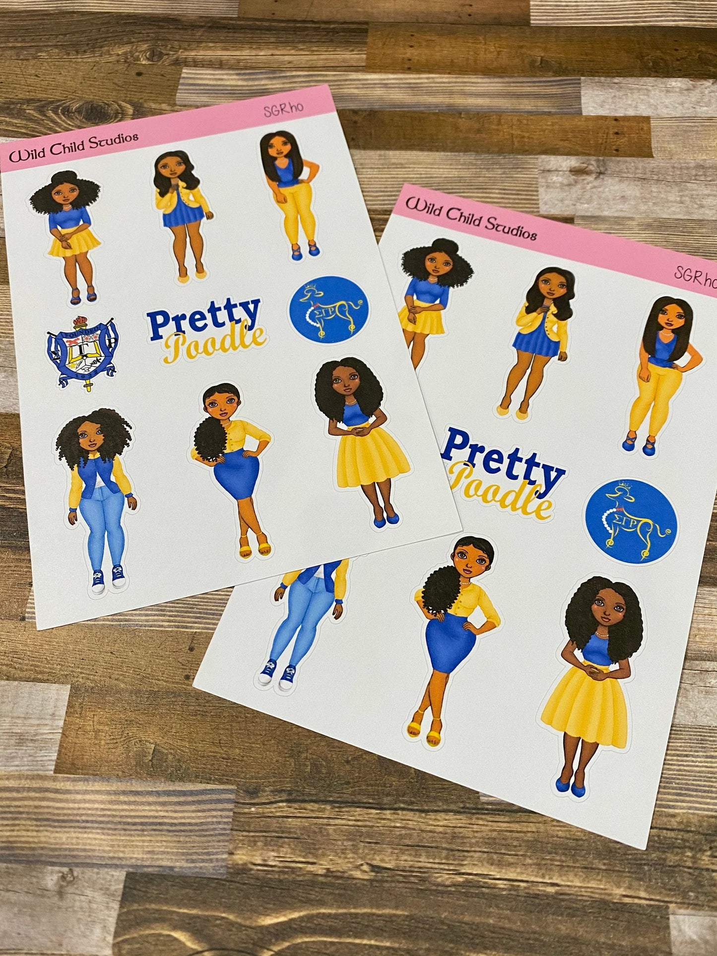 SGRho Sorority Planner Stickers/Sigma Gamma Rho Stickers