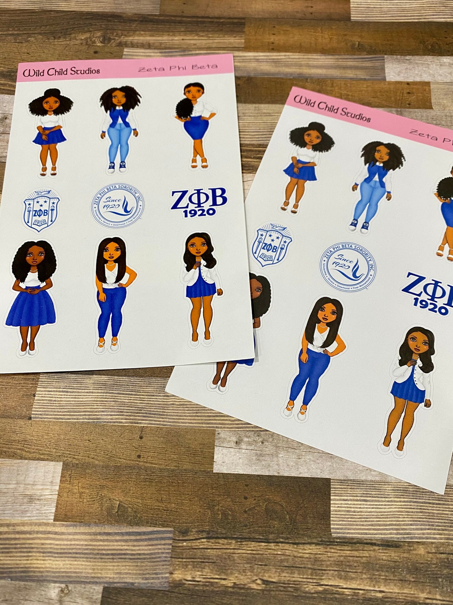 ZPhiB Sorority Planner Stickers/Zeta Phi Beta Stickers