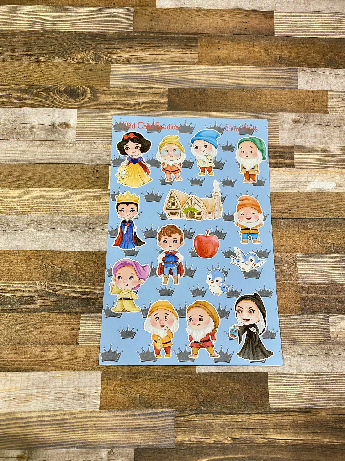 Snow White Princess Planner Stickers