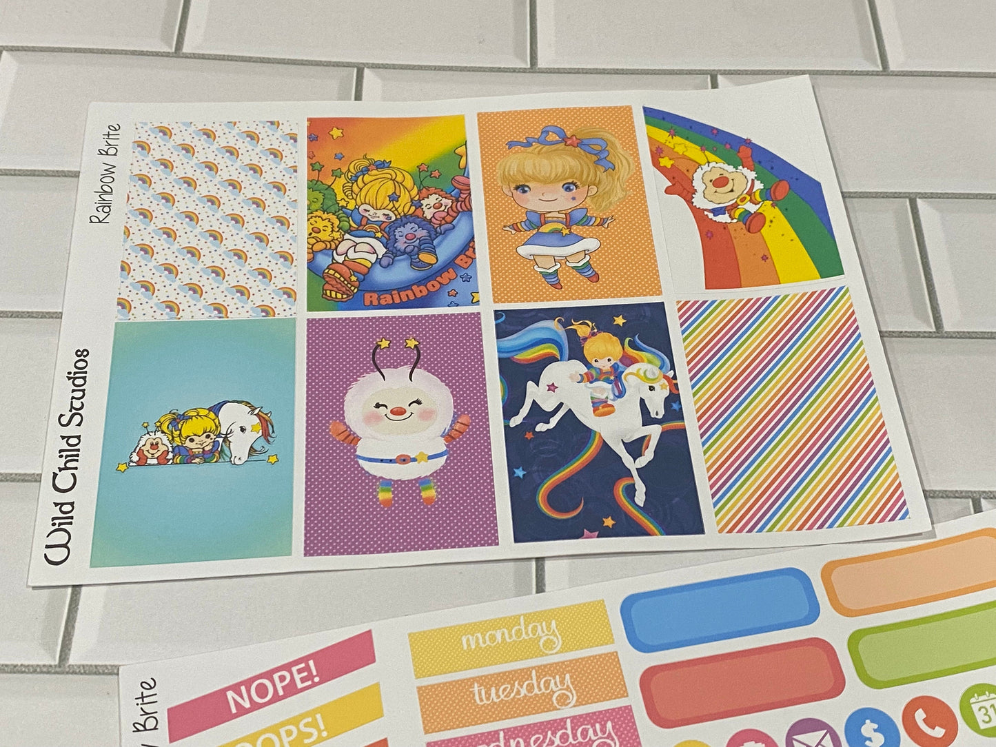 Rainbow Happy Planner Mini Weekly Kit