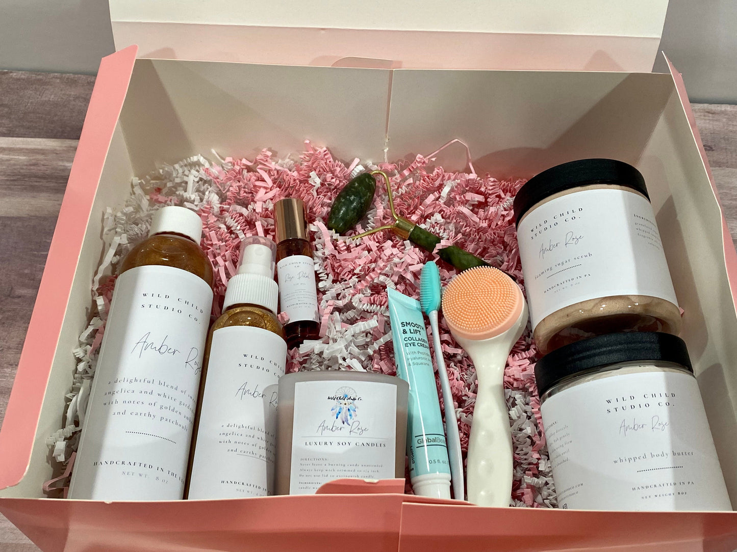 Mother's Day Skincare Spa Gift Box- Handmade Organic Products! Spa Gift Set Ready to Ship