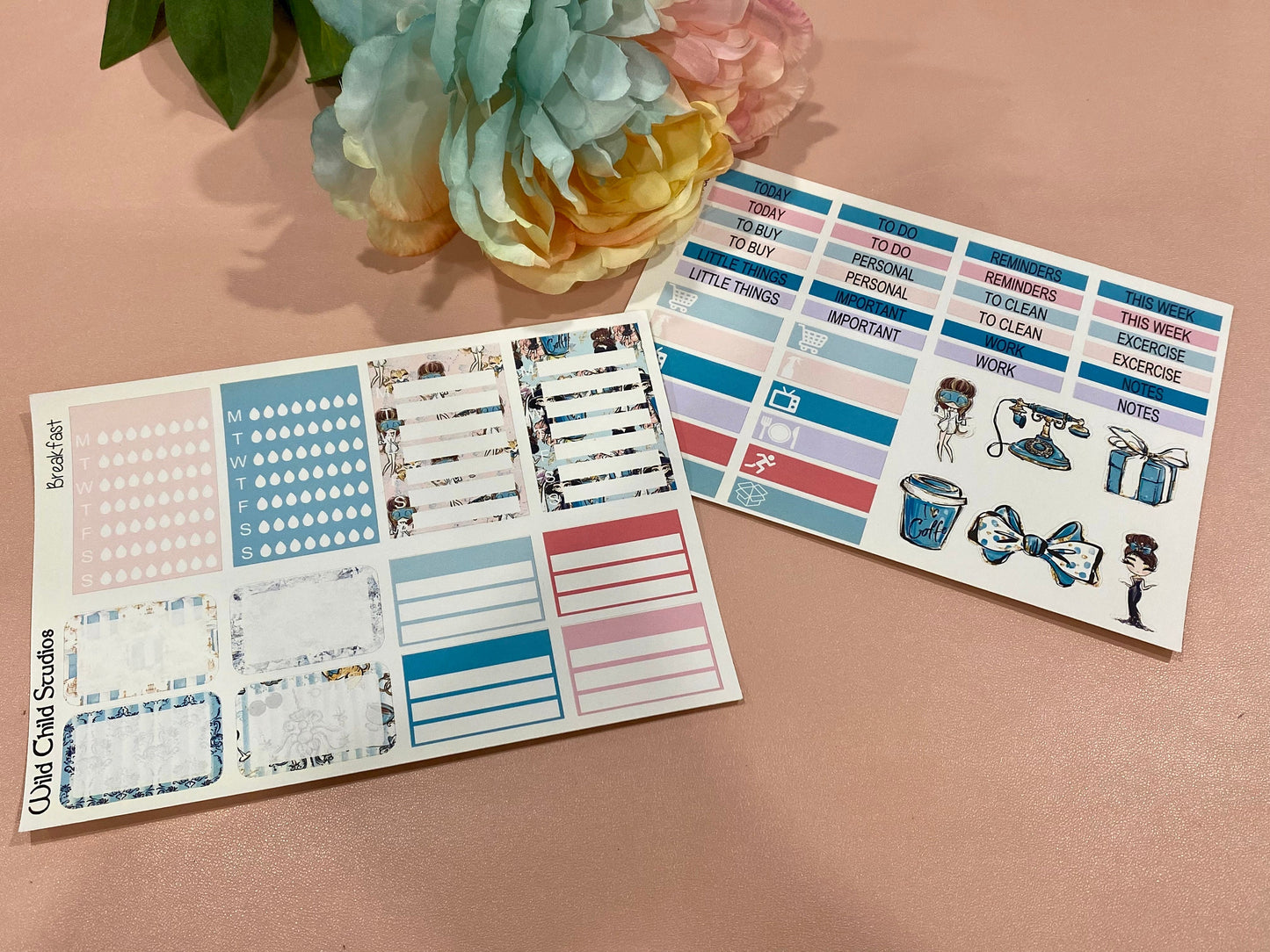 Breakfast Tiffany Happy Planner Classic Weekly Kit