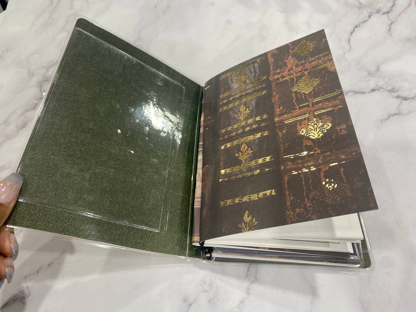 Dark Academia Inspired TN/Aesthetic Pocket Travelers Notebooks- 3 Sizes