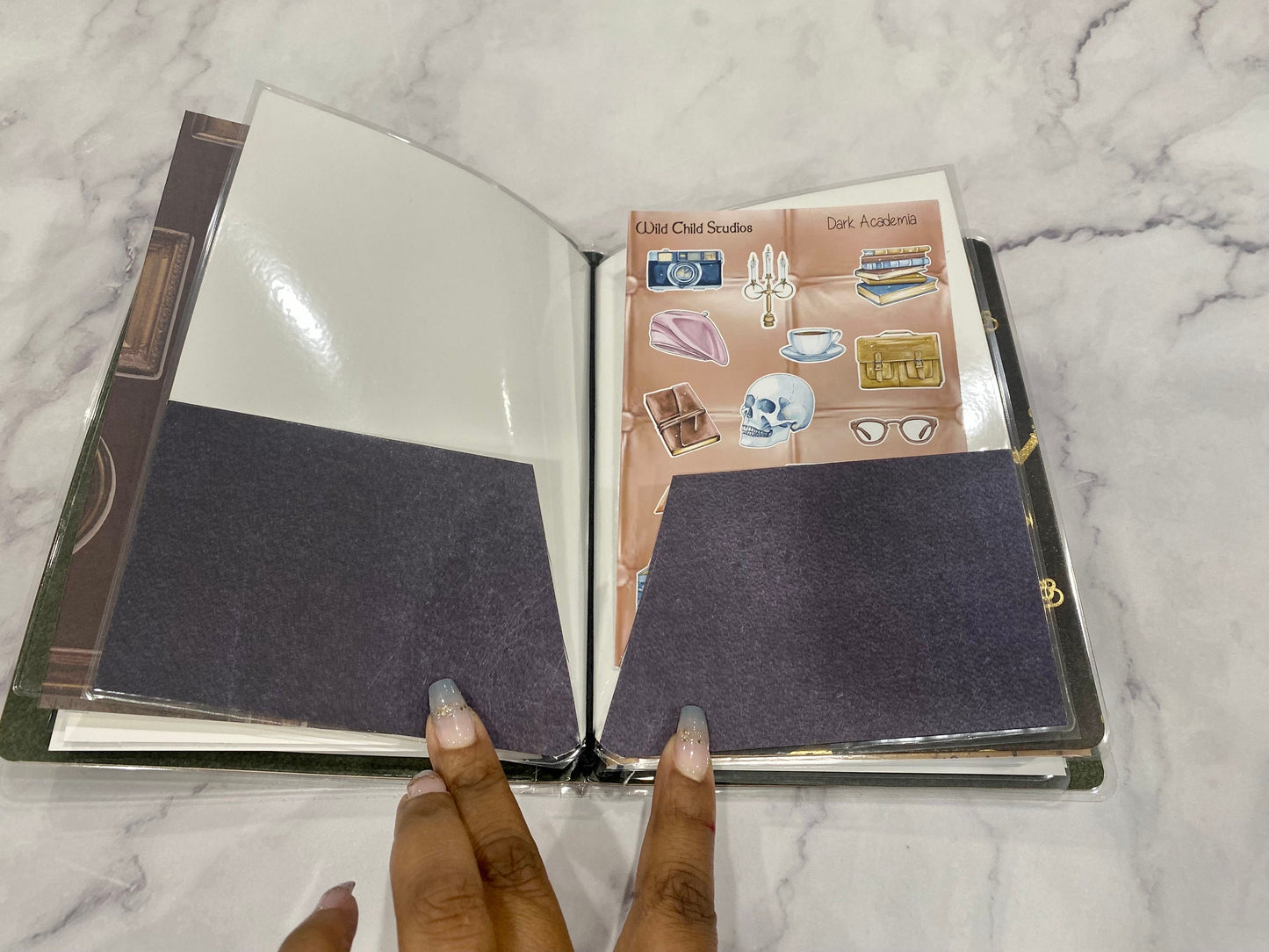 Dark Academia Inspired TN/Aesthetic Pocket Travelers Notebooks- 3 Sizes