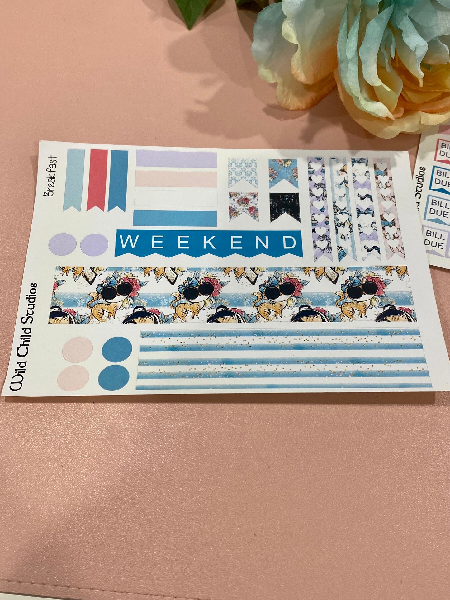 Breakfast Tiffany Happy Planner Mini Weekly Kit