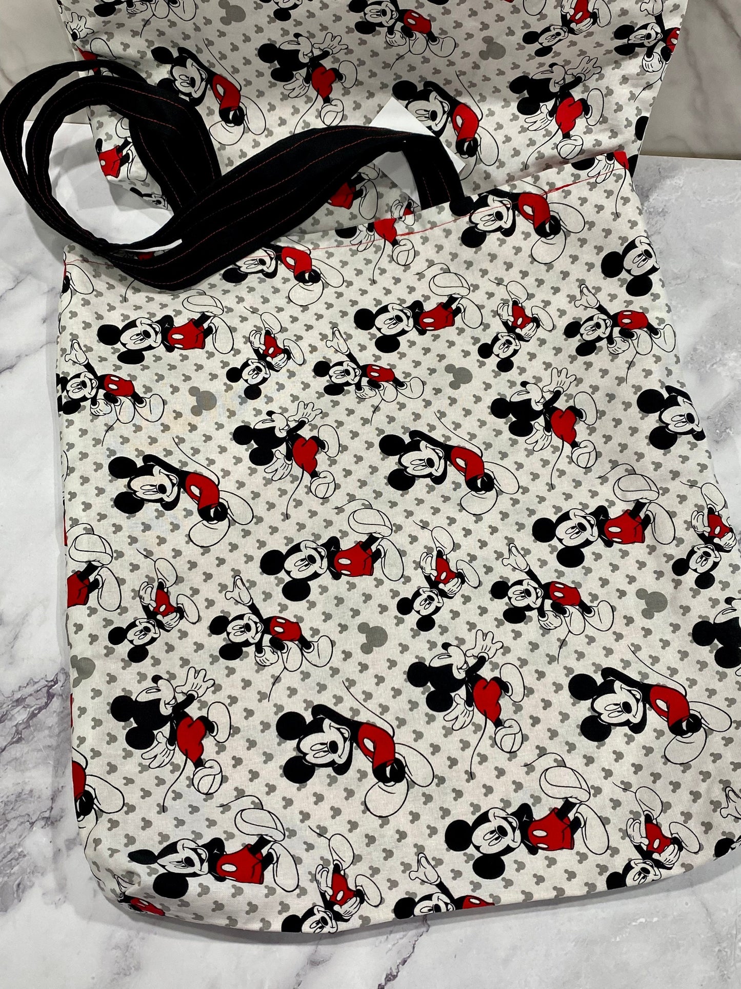 Handmade Lined Mickey Inspired Tote Bag/Mickey Inspired Bag