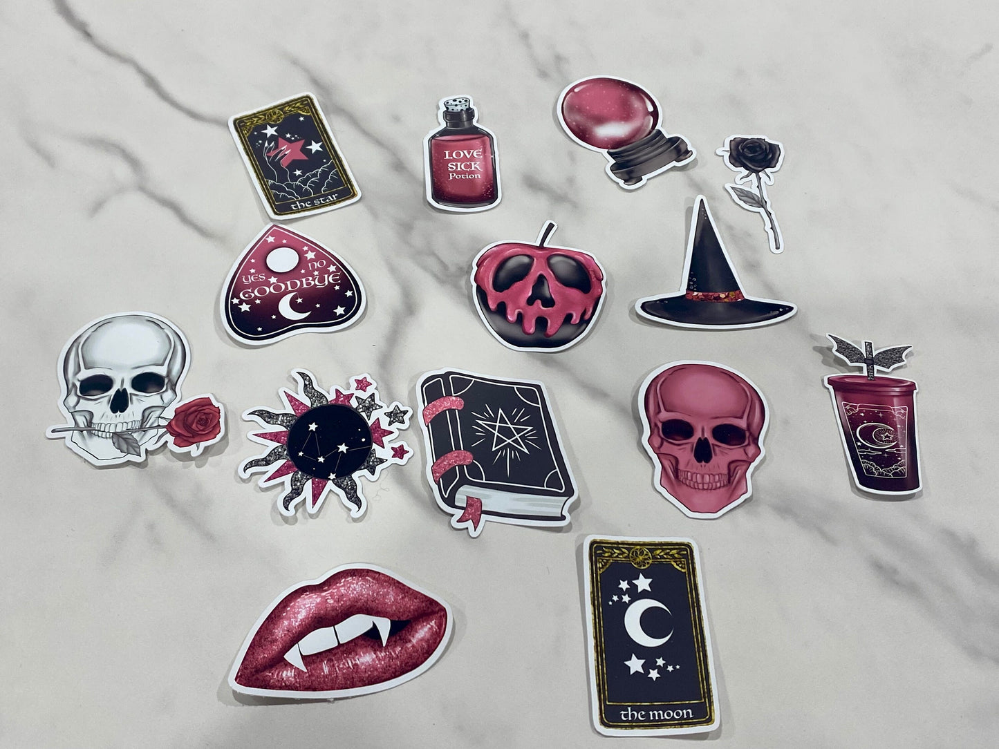 Chic Goth Vinyl Sticker Pack