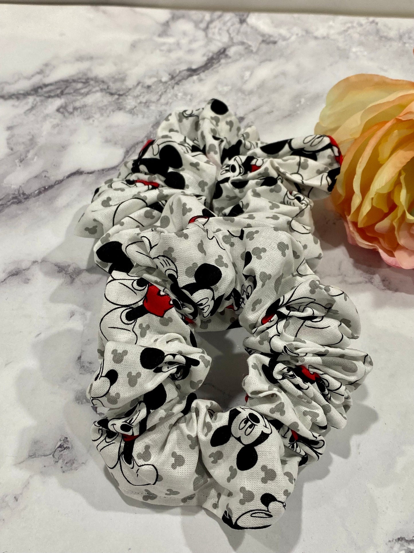 Mickey Inspired Scrunchies/Mickey Hair Tie