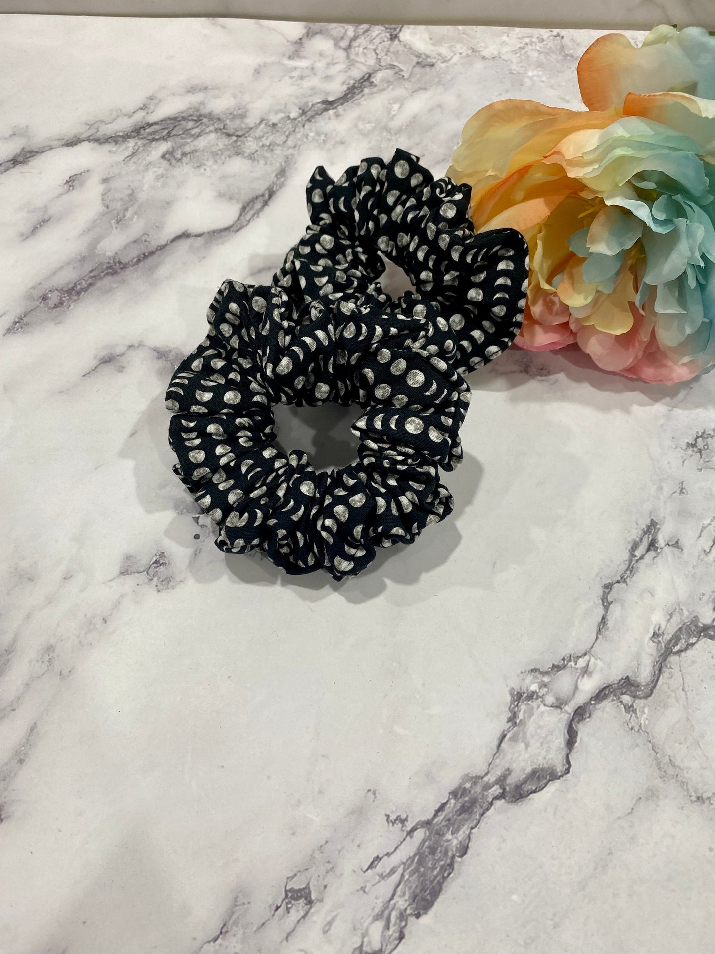 Moon Phases Scrunchies/ Moon Hair Tie