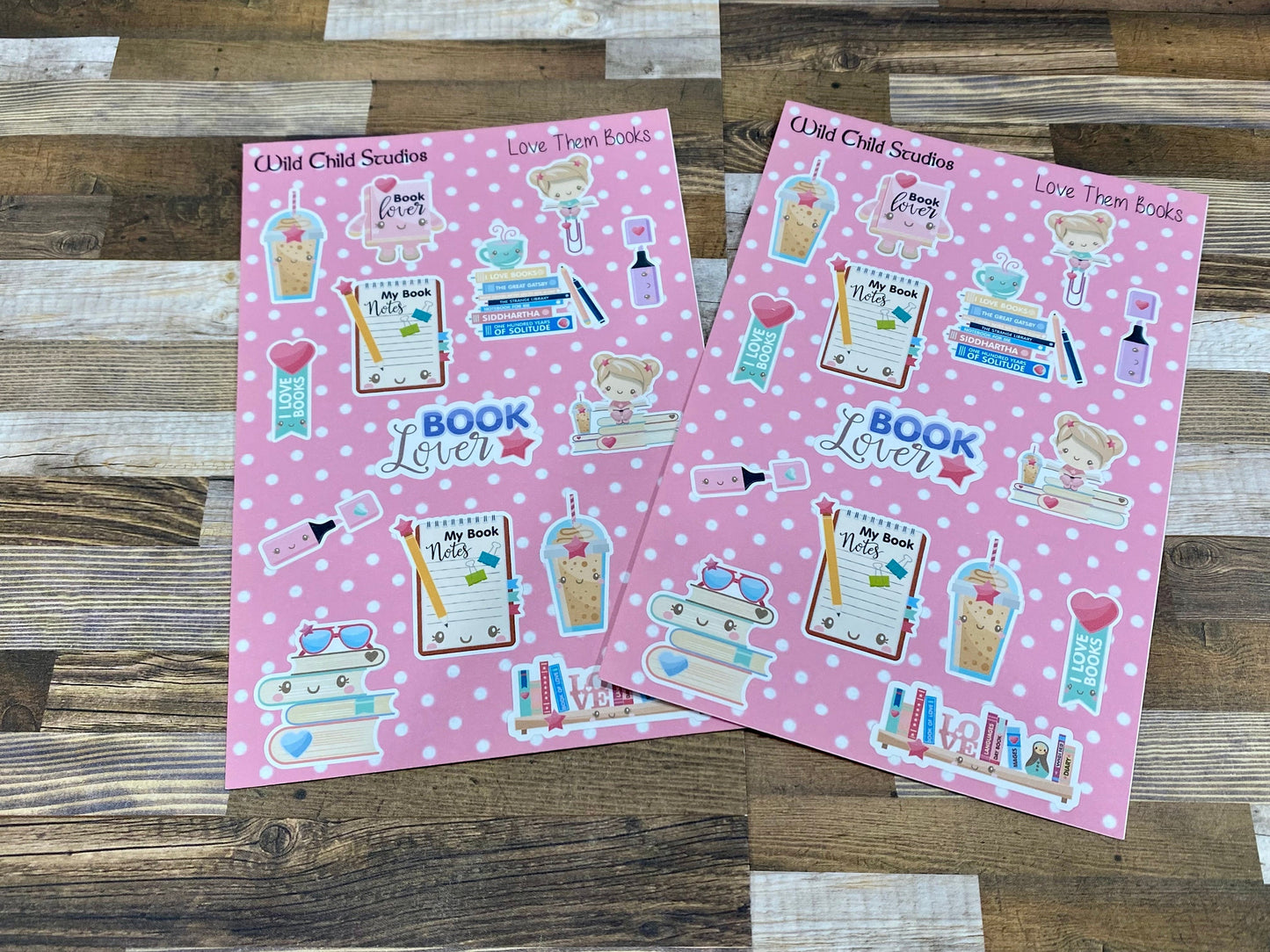 Bookish Kawaii Planner Stickers