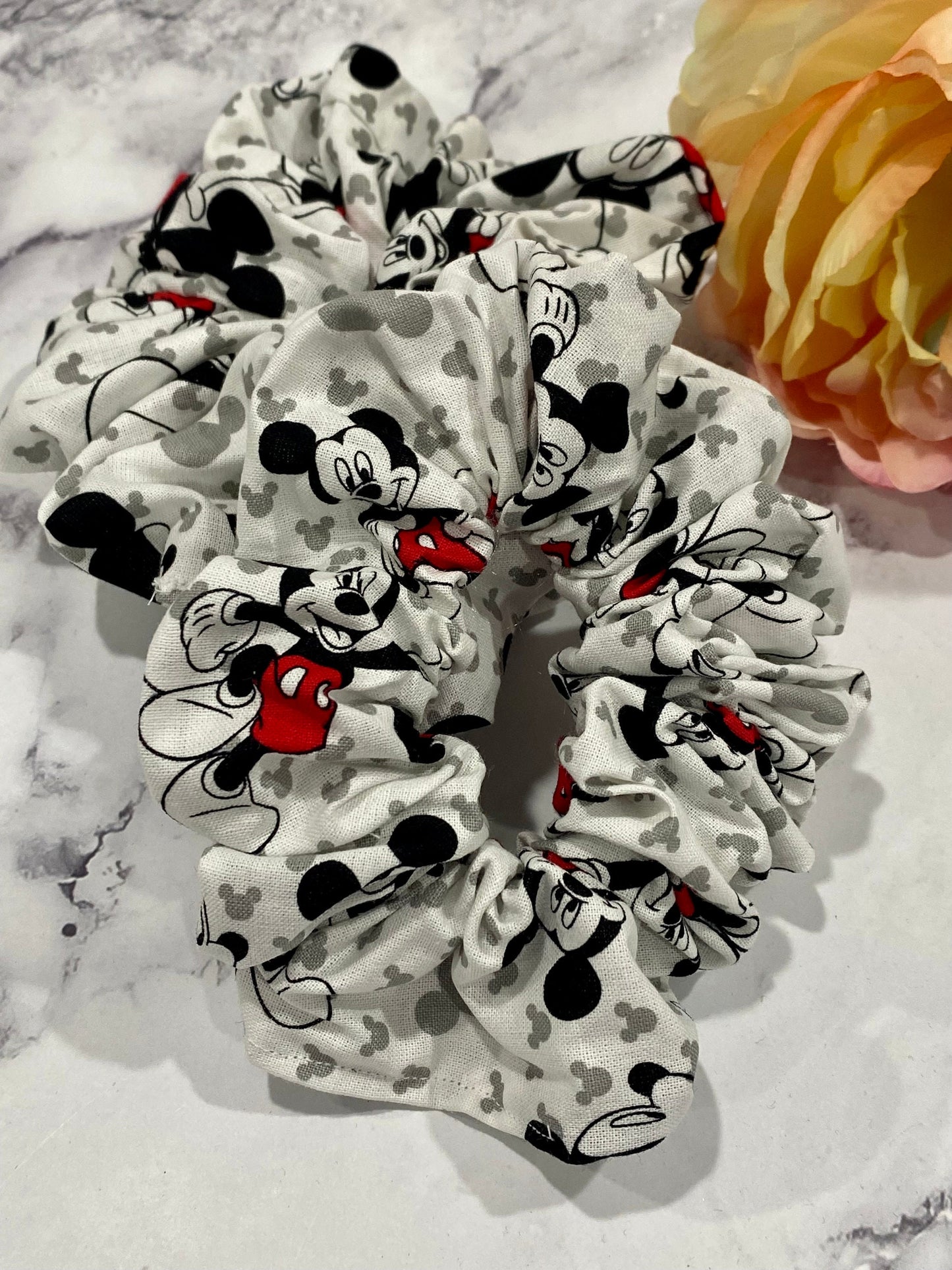 Mickey Inspired Scrunchies/Mickey Hair Tie